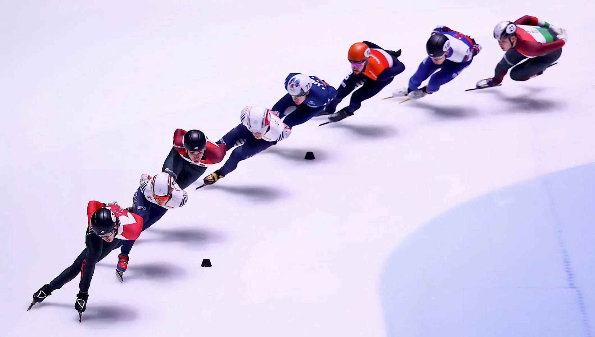 Short Track Speed Skating Winter Olympics 2022 Background