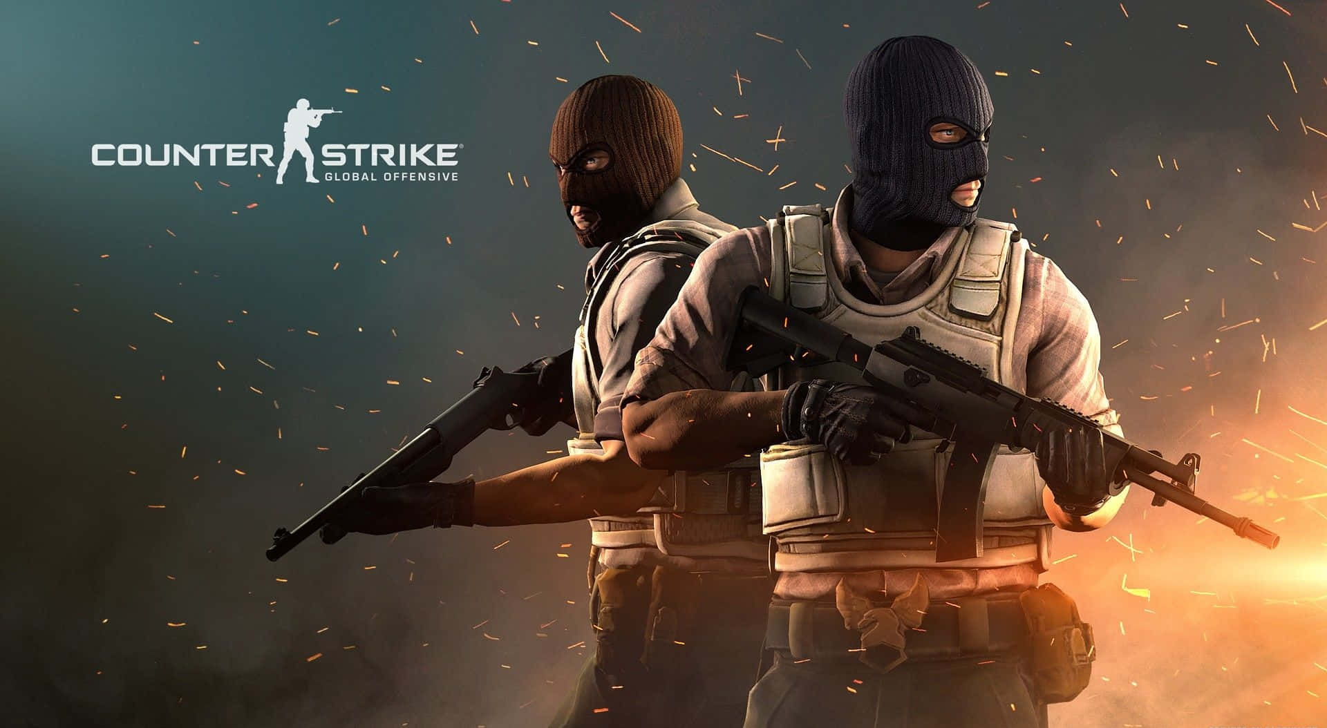 Shotgun And Rifle Counter Strike Global Offensive Desktop
