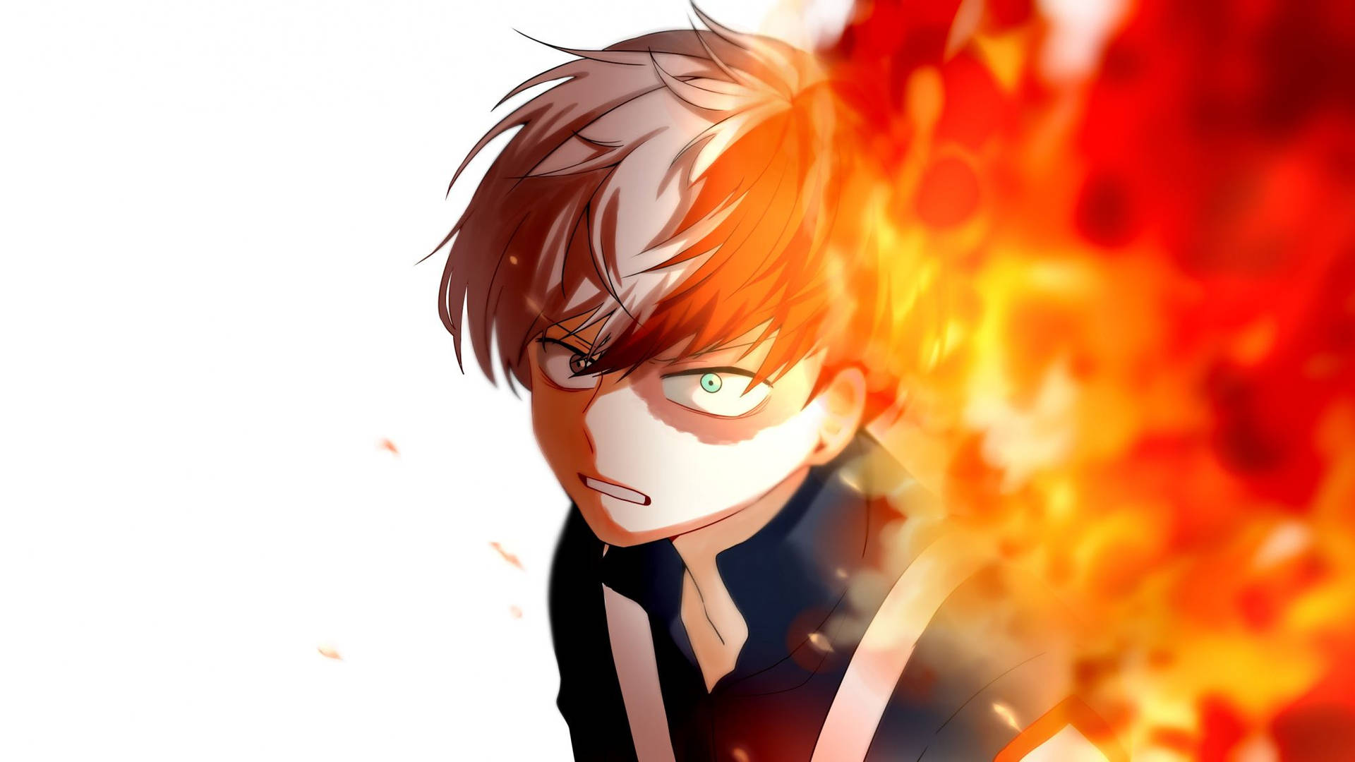 Shoto Fire Anime Power Background