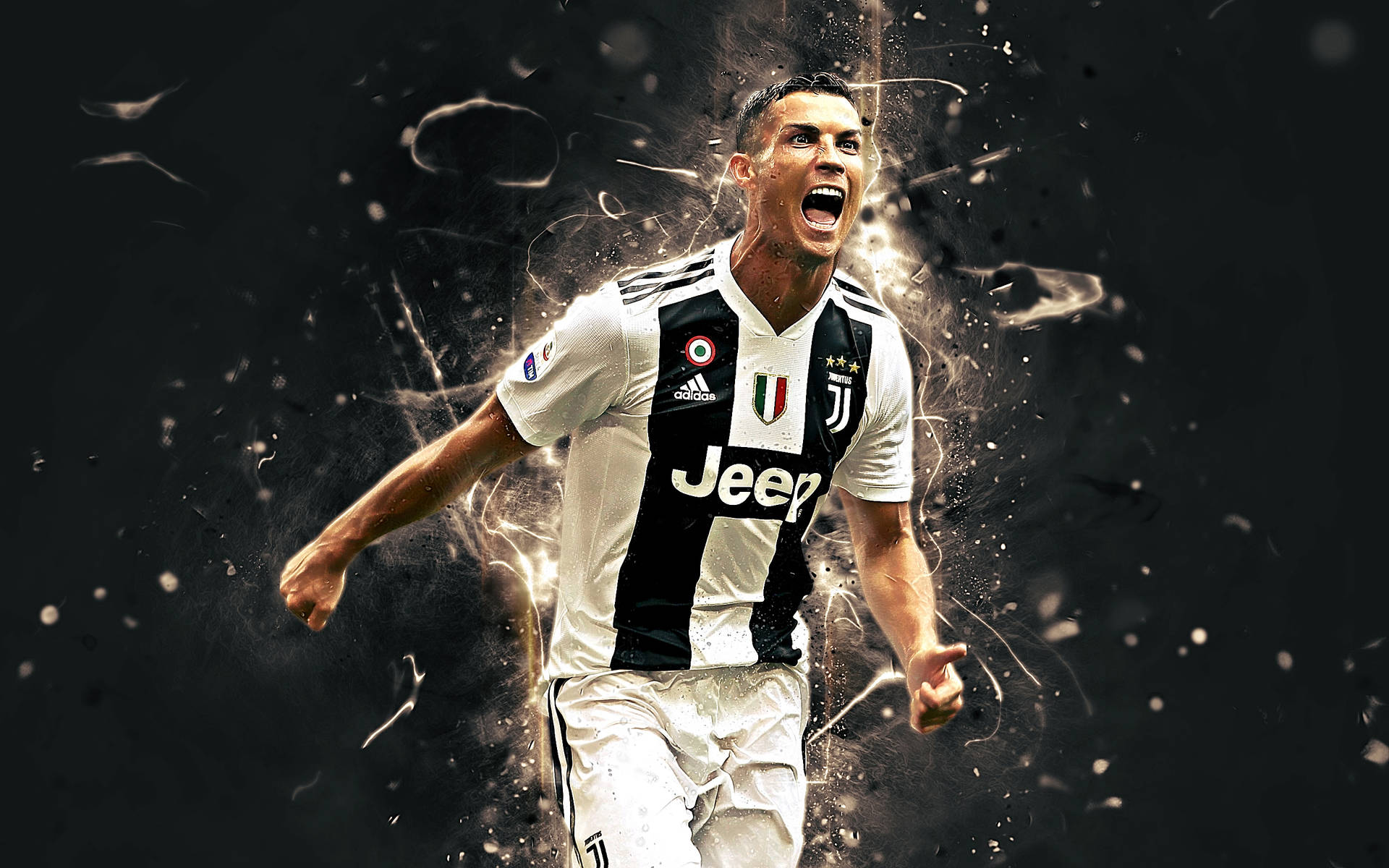 Shouting Cristiano Ronaldo Hd 4k Background