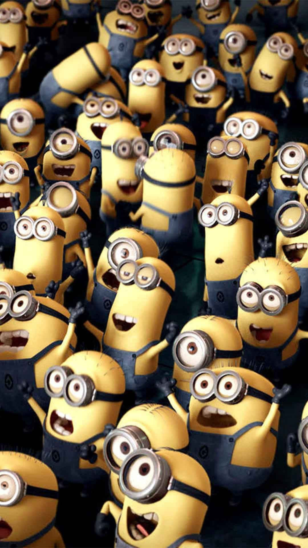Shouting Despicable Me Minion Iphone Background