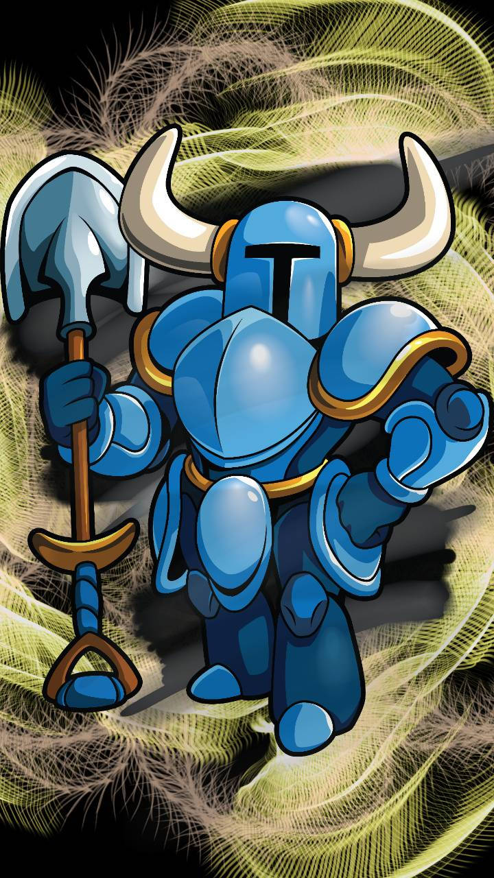 Shovel Knight Full Armor Illustration Background