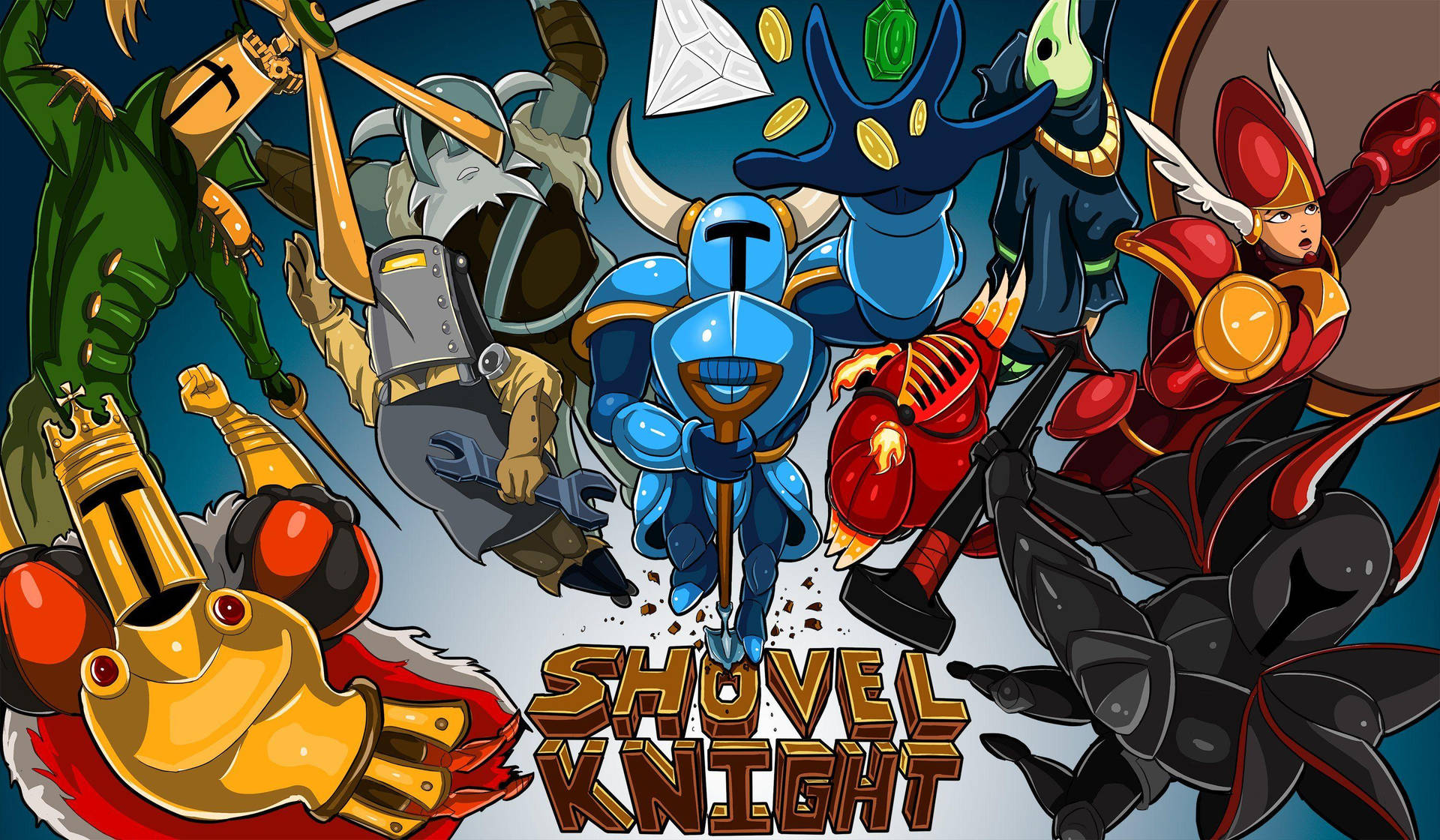 Shovel Knight Game Characters Background