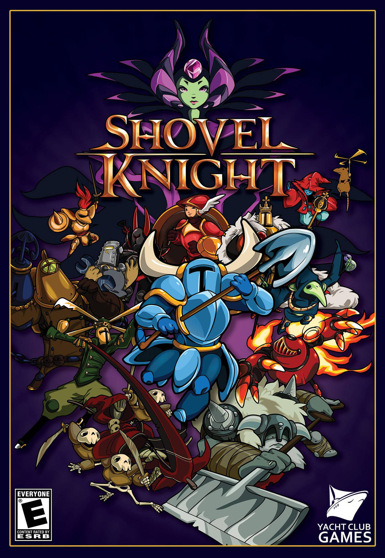 Shovel Knight Game Cover Art Background