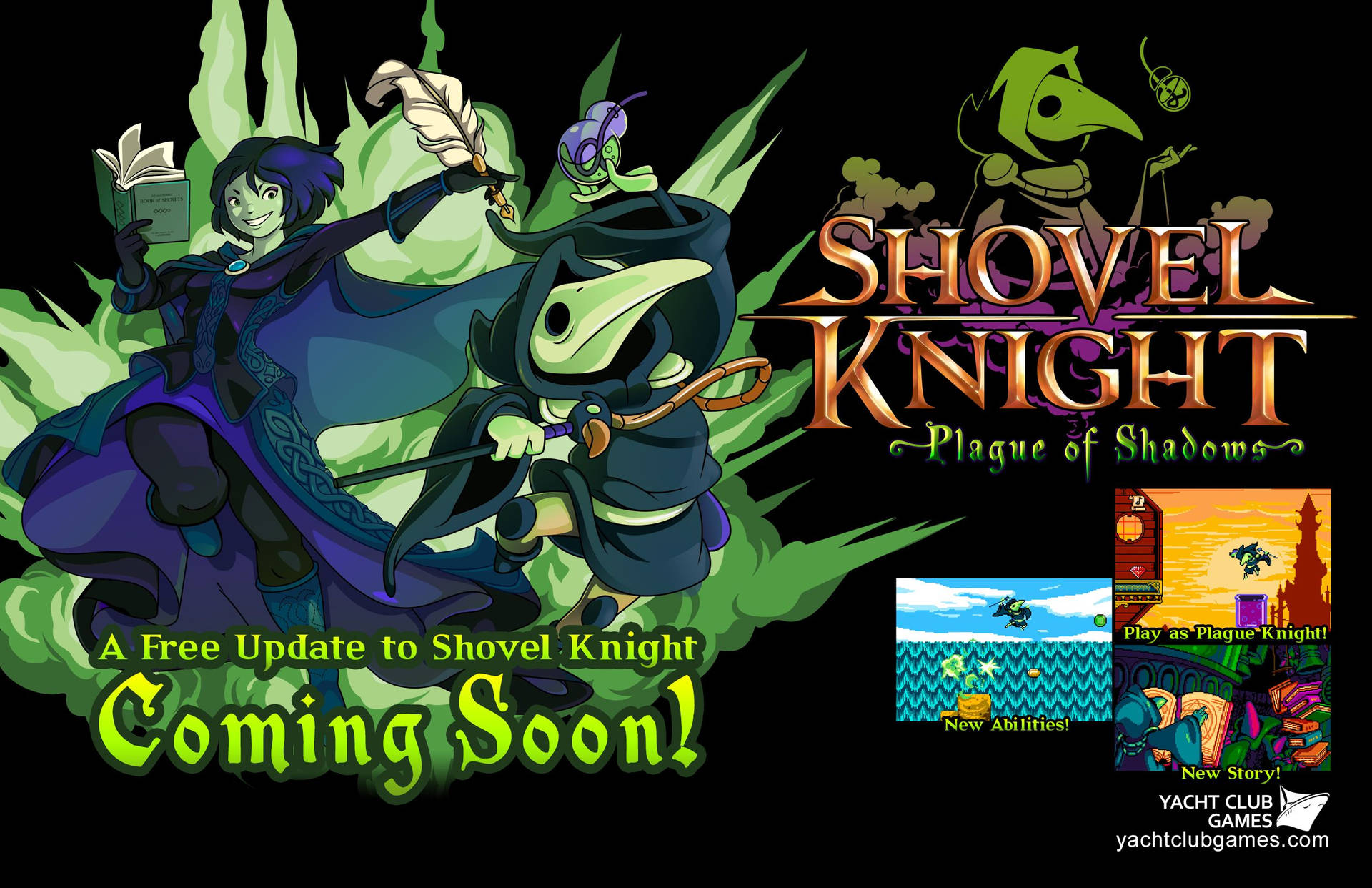 Shovel Knight Game Plague Of Shadows Background
