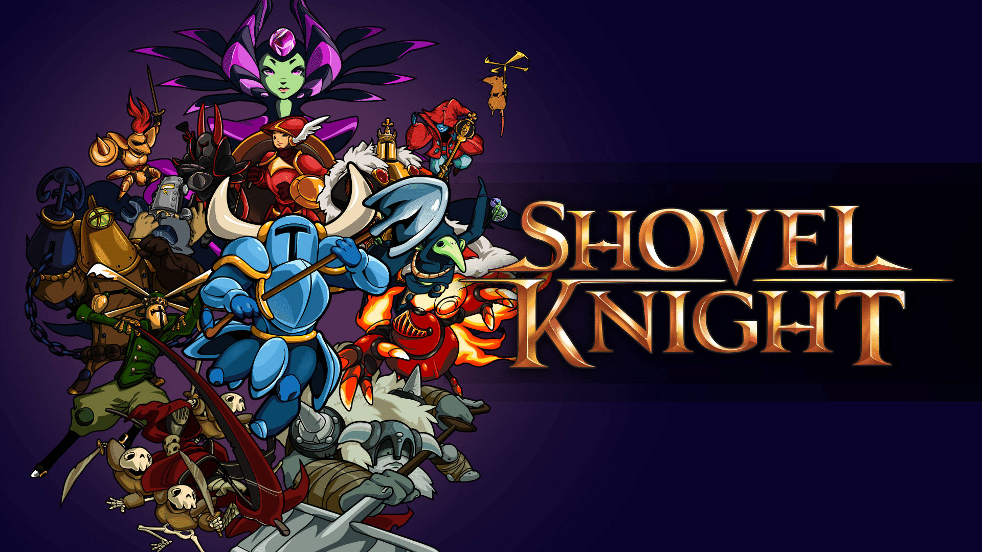 Shovel Knight Game Title Background