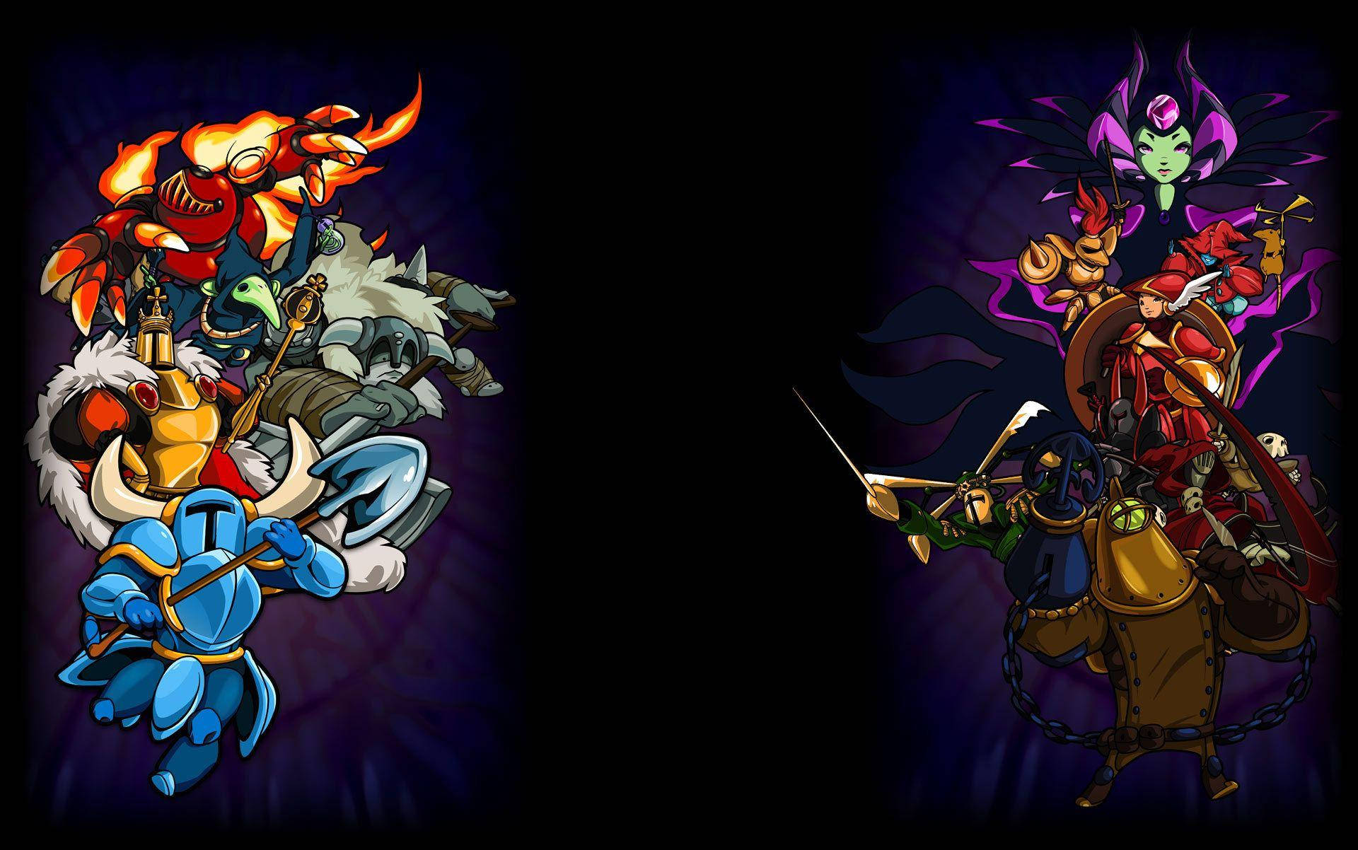 Shovel Knight Video Game Characters Background