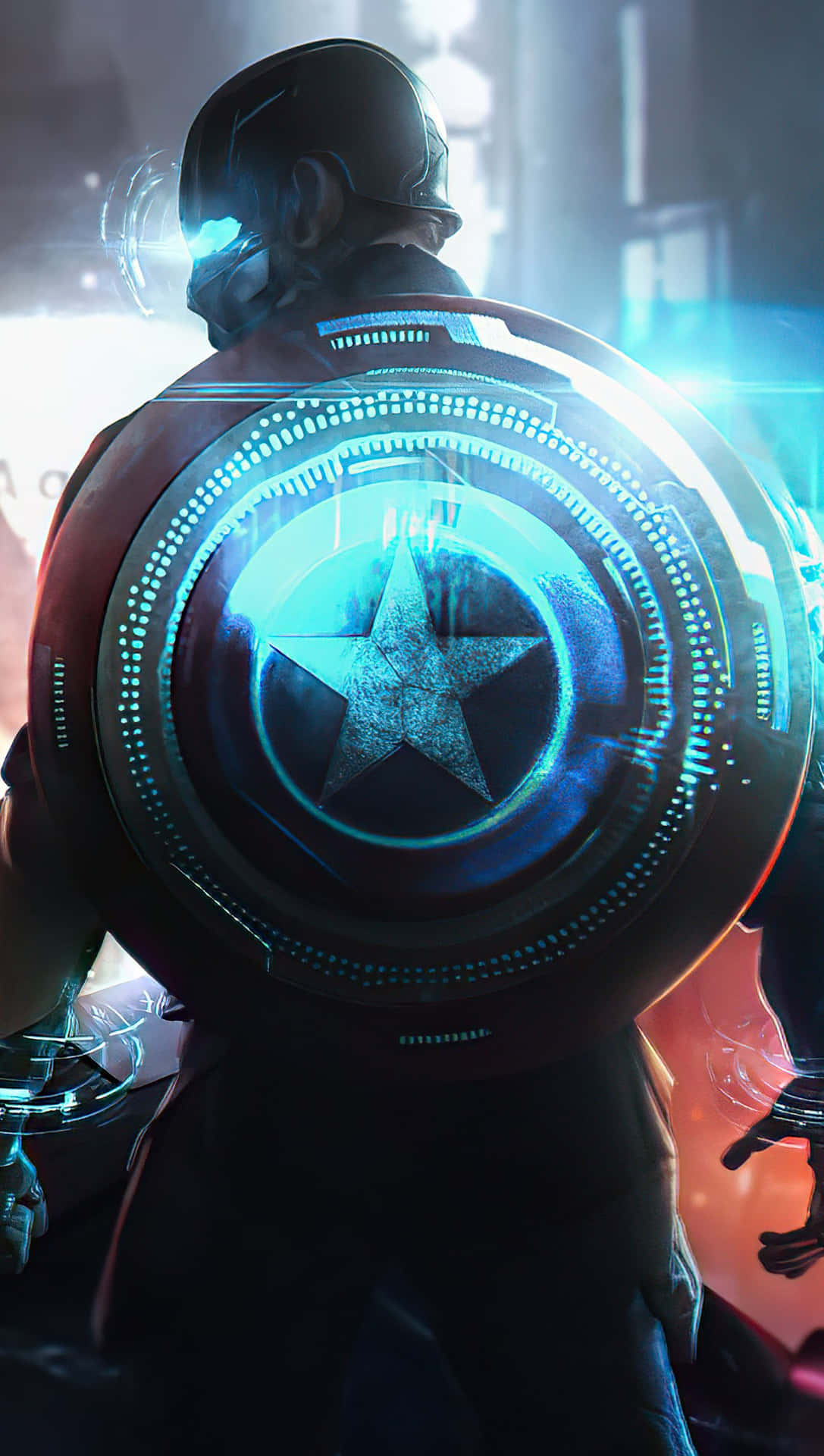 Show Everyone Who The Coolest Avenger Is With This Captain America Cool Wall Image Background