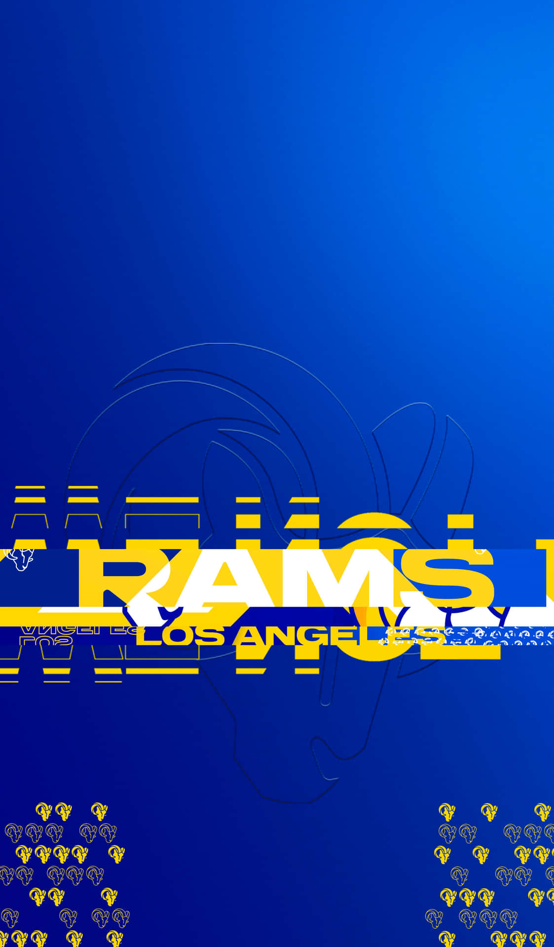 Show Off Rams Team Pride On Your Iphone Background