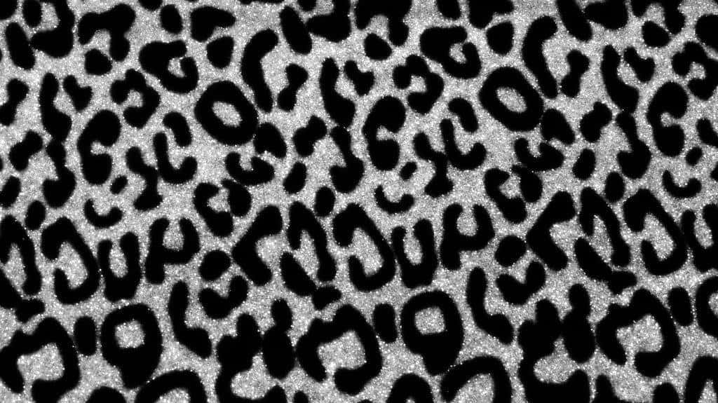 Show Off Your Animal Style With Black And White Animal Print Background