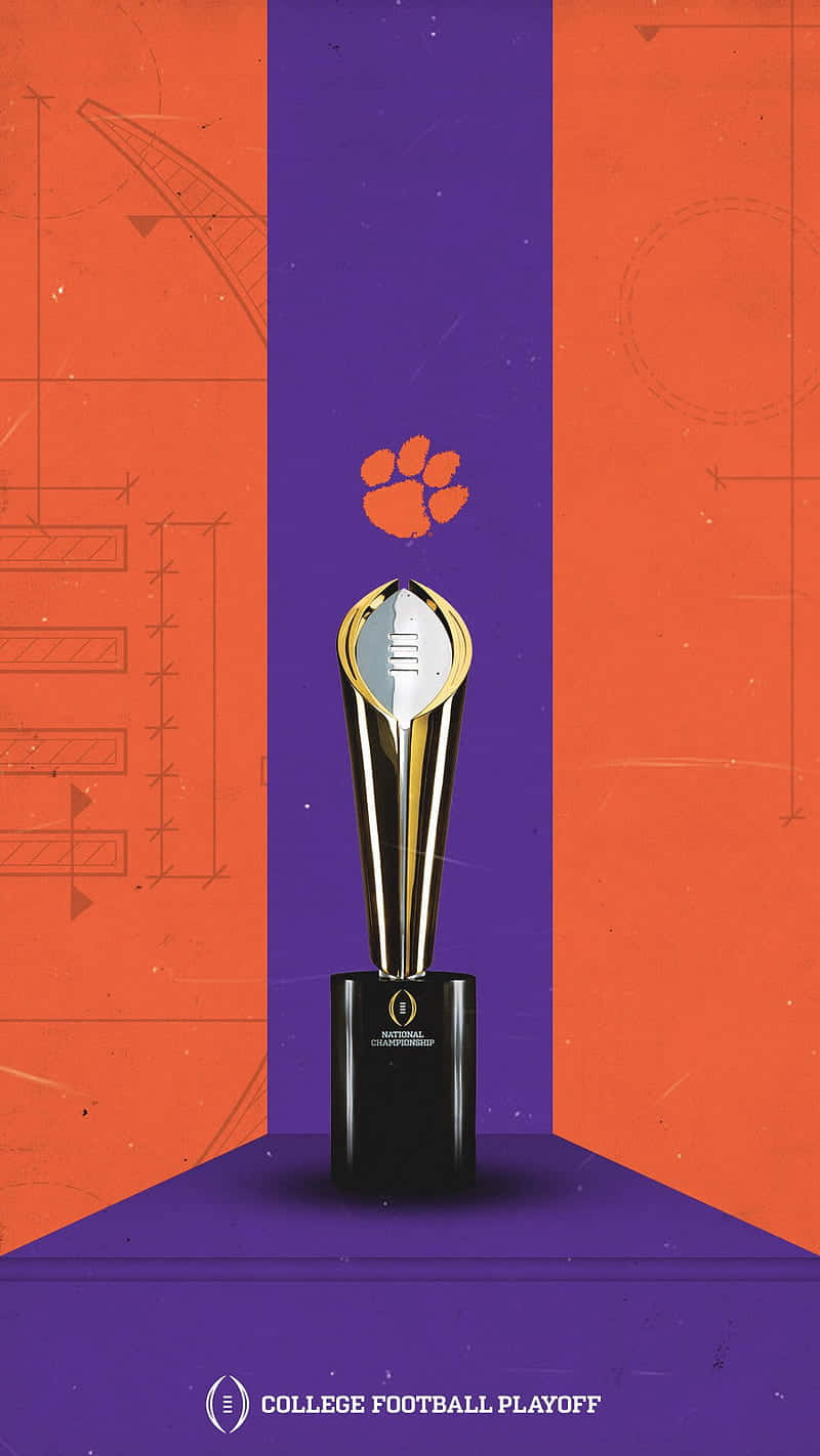Show Off Your Clemson Tiger Pride With This Stunning Clemson Iphone Backdrop Background