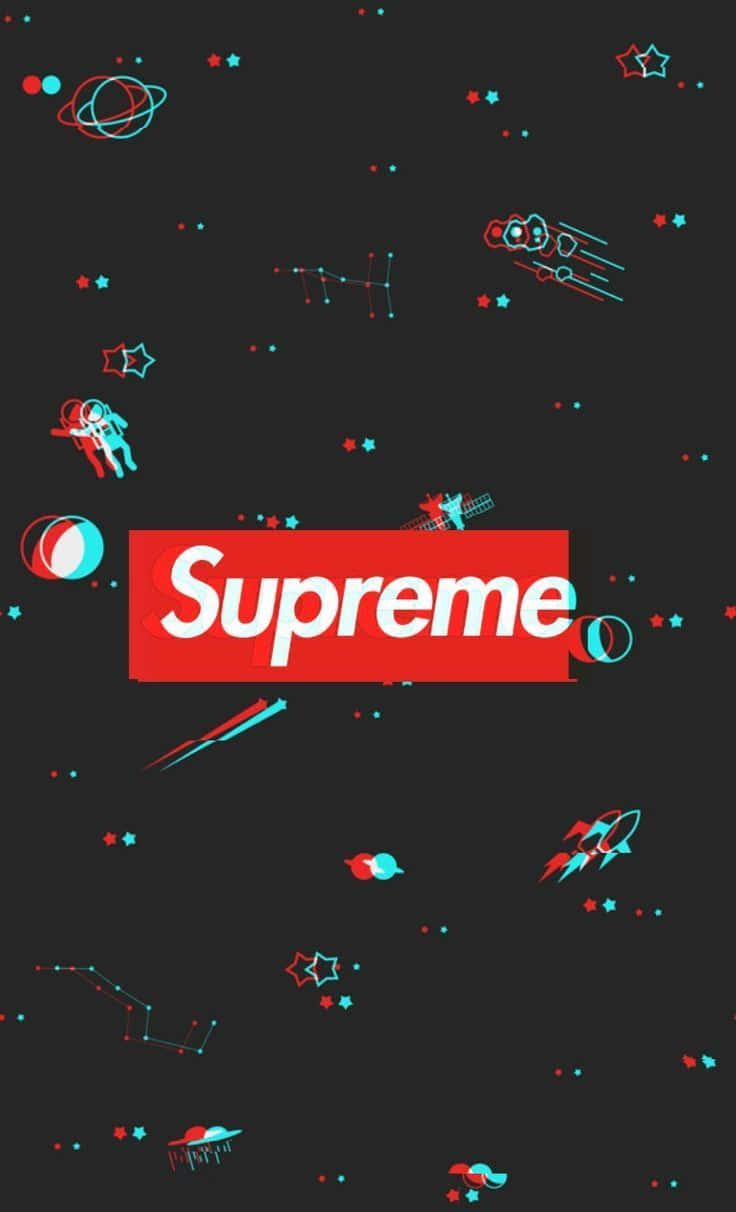 Show Off Your Cool Style With The New Supreme Iphone Background