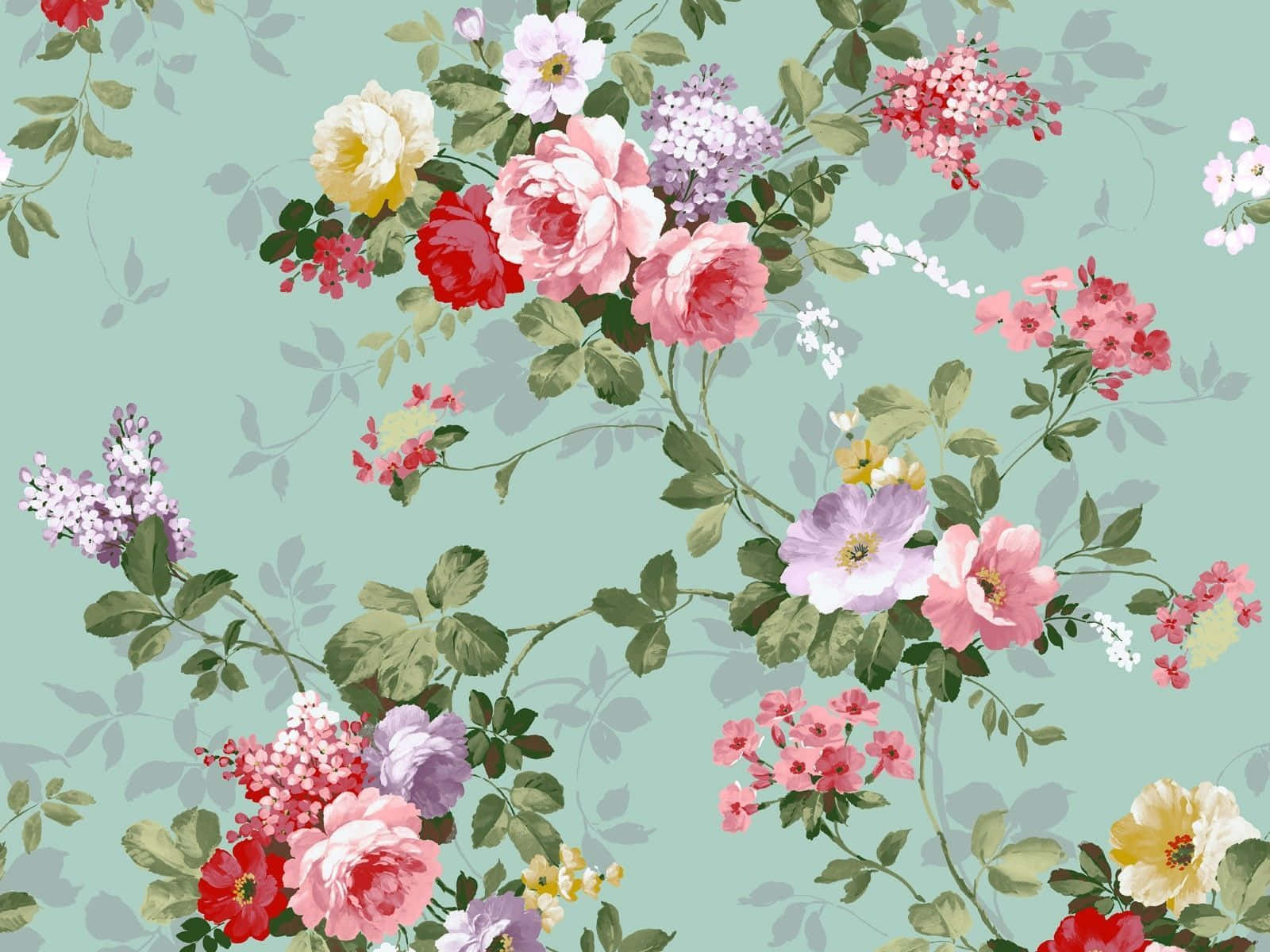 Show Off Your Creative Side With Floral Computer Background
