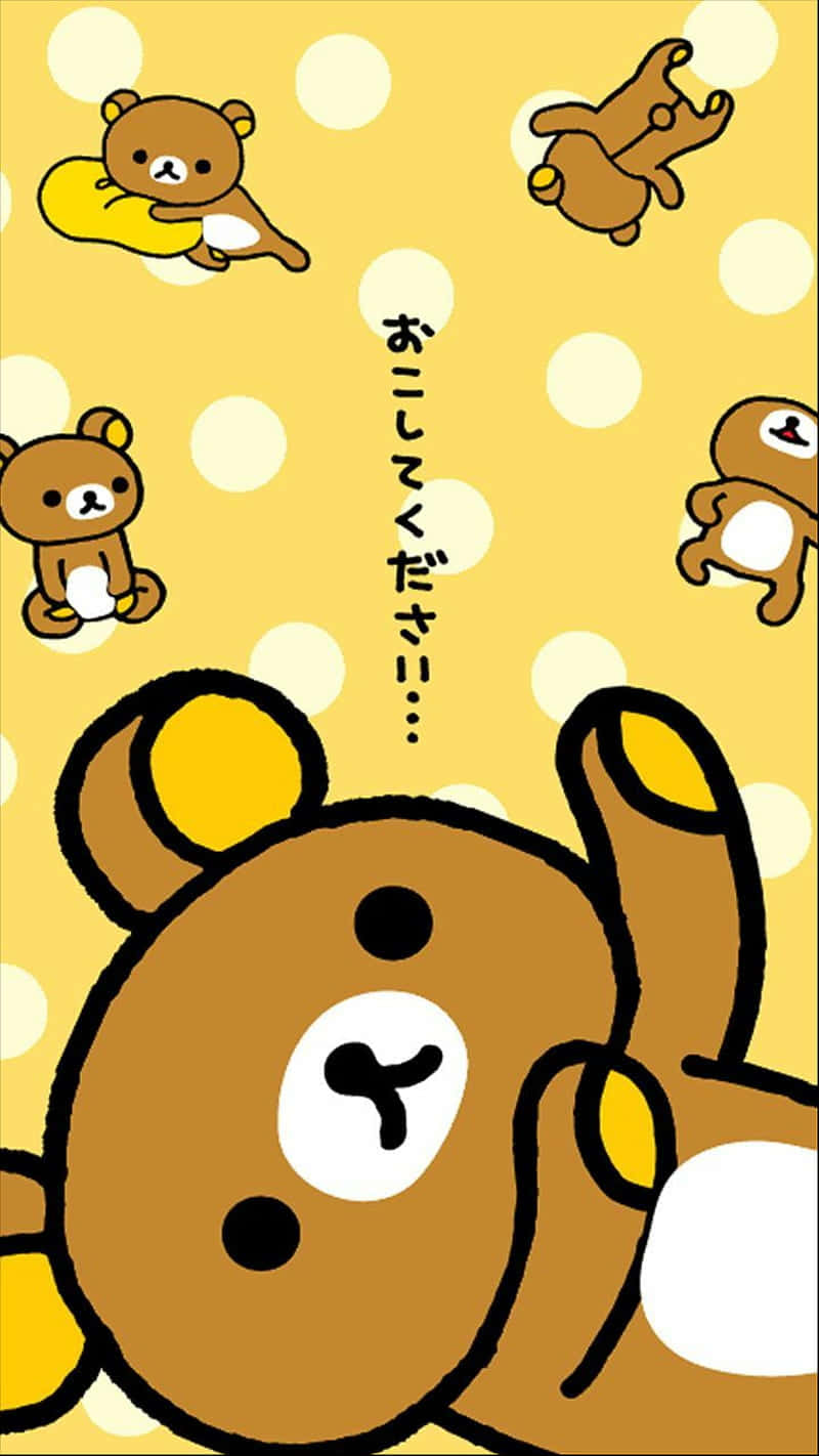 Show Off Your Cute Style With A Yellow Kawaii Look! Background