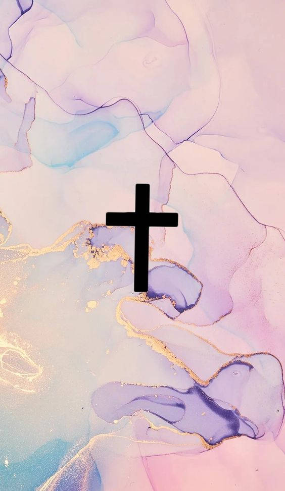 Show Off Your Faith With A Stylish Girly Cross Background