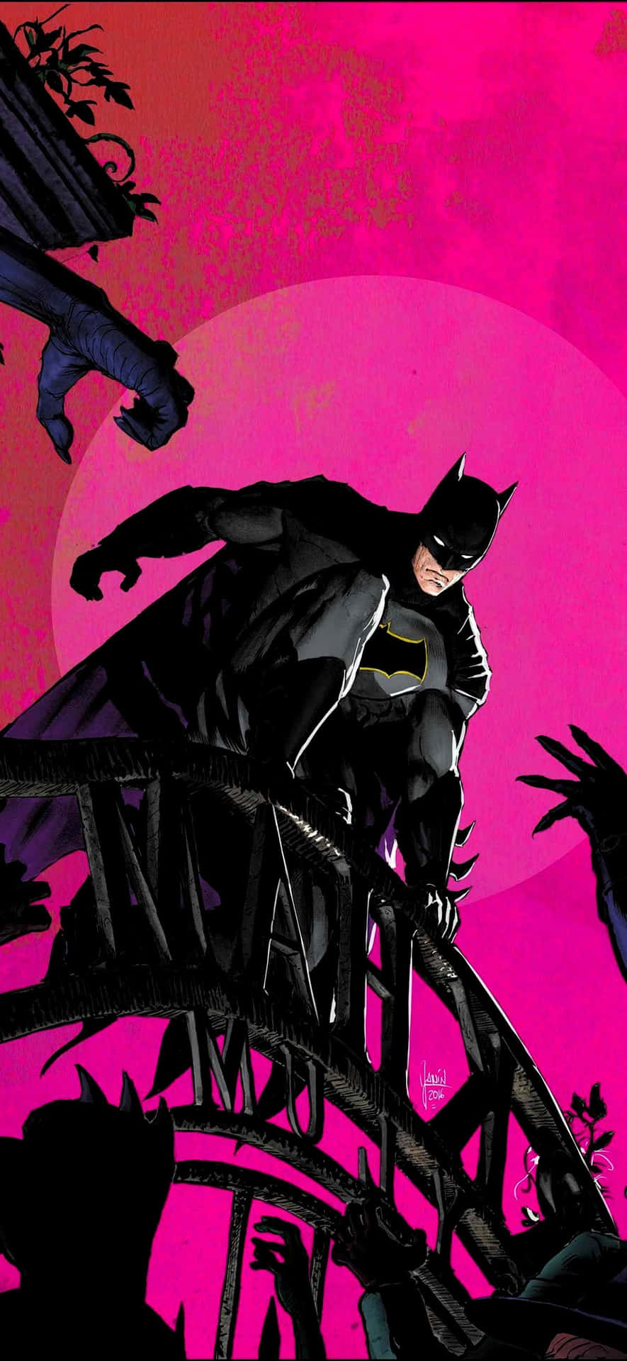 Show Off Your Geek Cred With The Awesome Batman Iphone Background