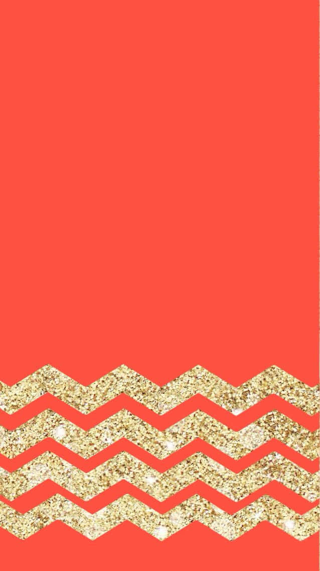Show Off Your Individuality With Chevron Iphone Wallpaper.