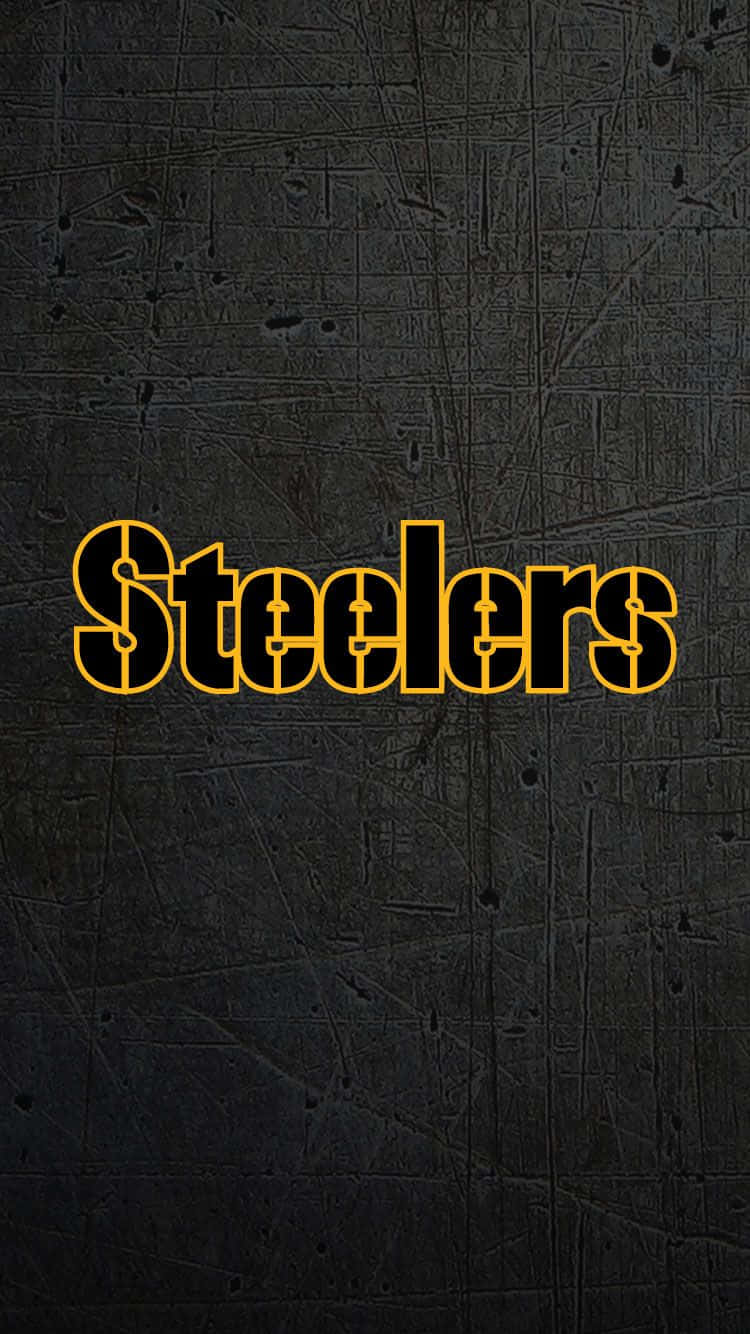 Show Off Your Pittsburgh Steelers Loyalty With This Spirited Pittsburgh Steelers Iphone Wallpaper Background