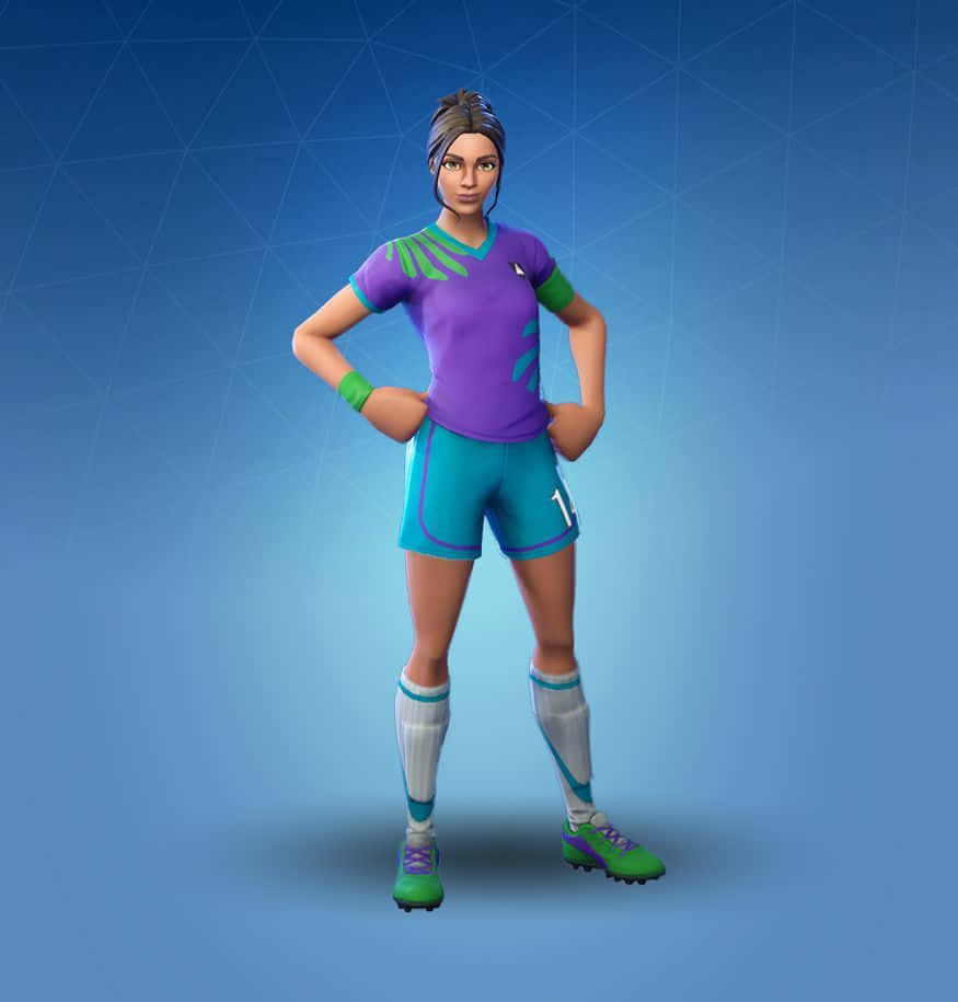 Show Off Your Soccer Spirit With The Fortnite Soccer Skin Background