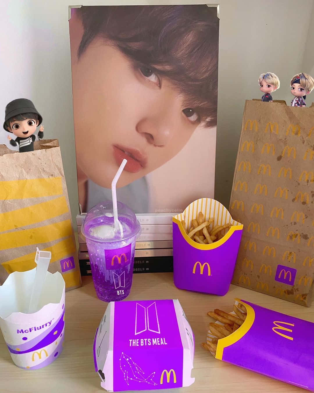 Show Off Your Style With Bts Mac Background