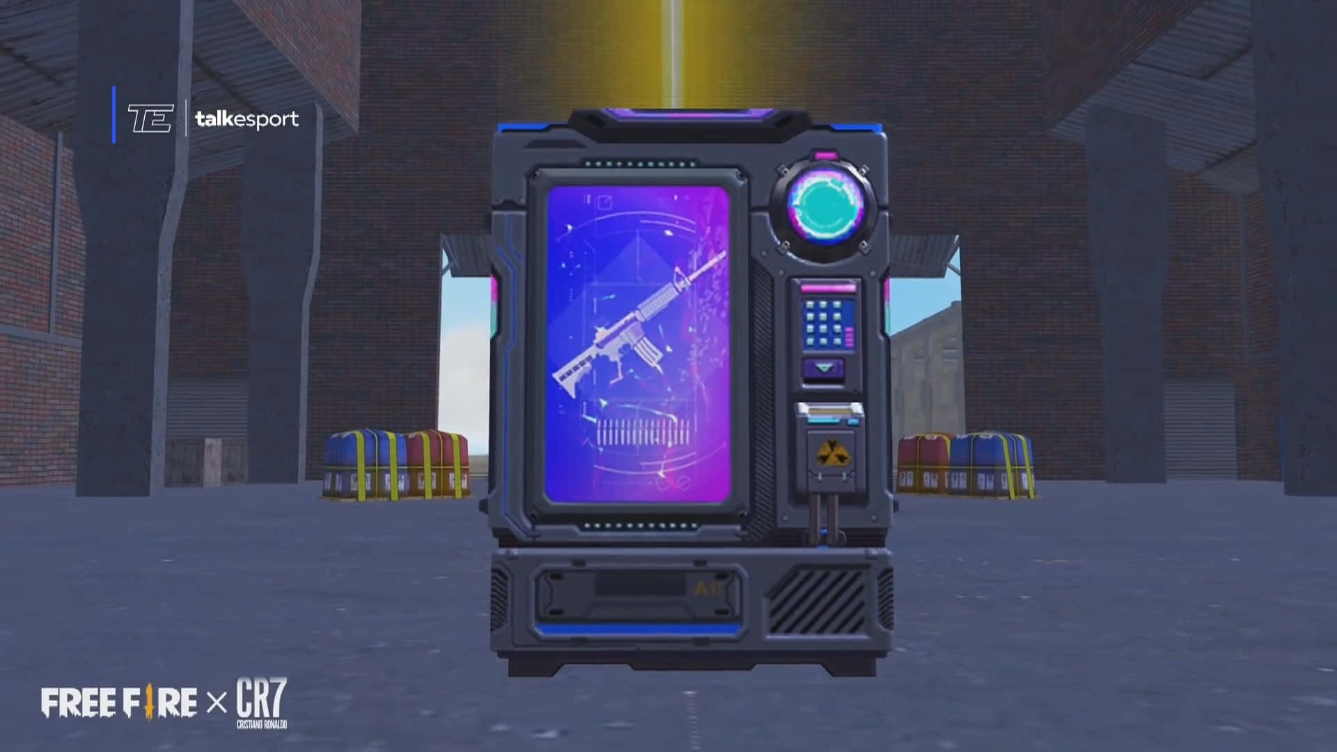 Show Off Your Style With Free Fire Chrono Background