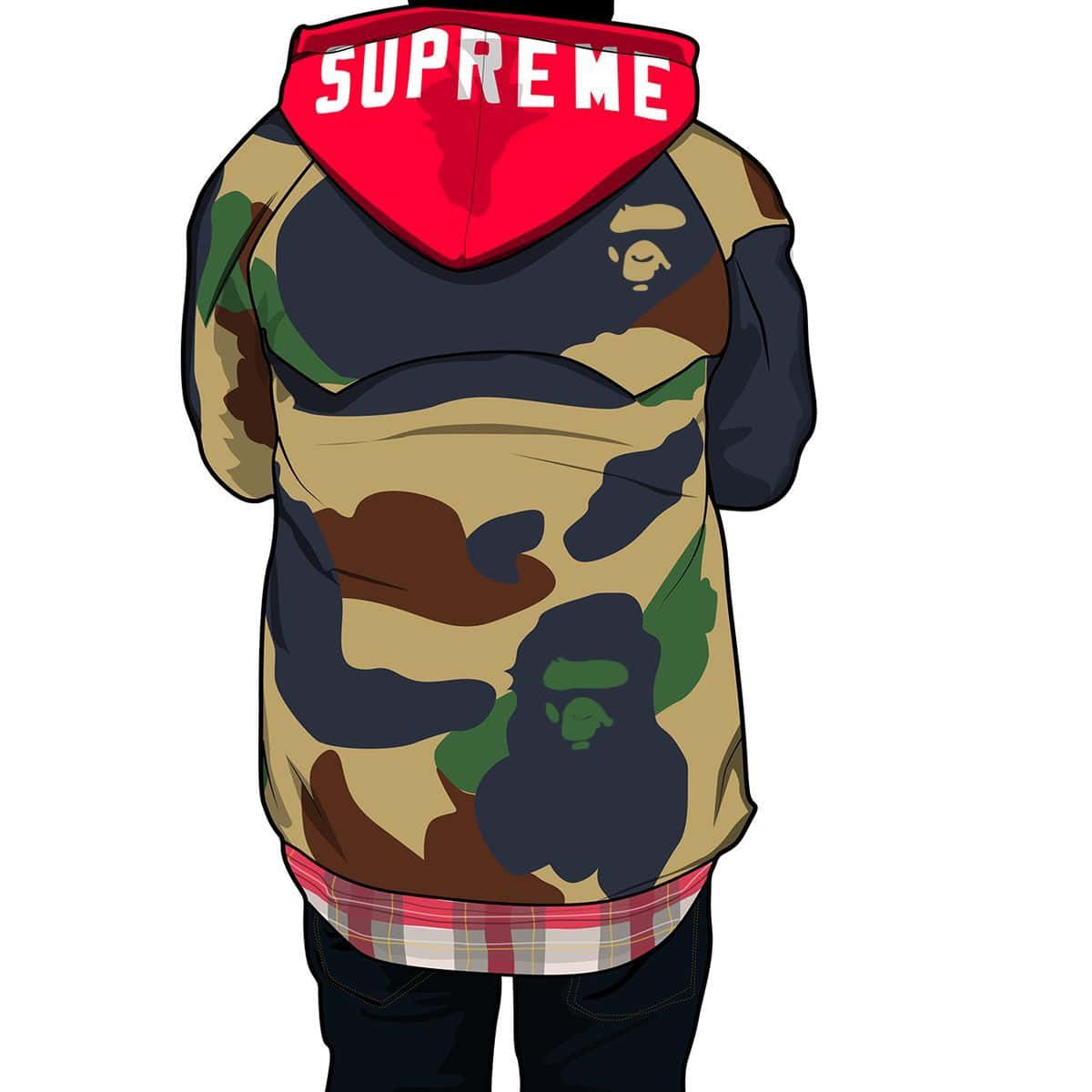 Show Off Your Style With Supreme Cartoon