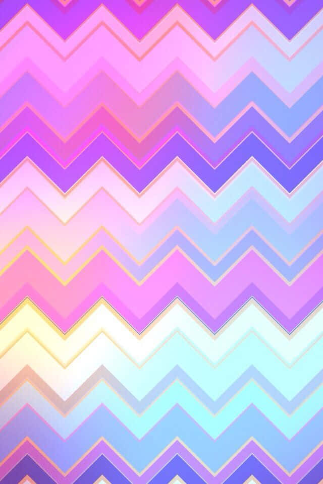 Show Off Your Style With This Chevron Iphone Wallpaper. Background