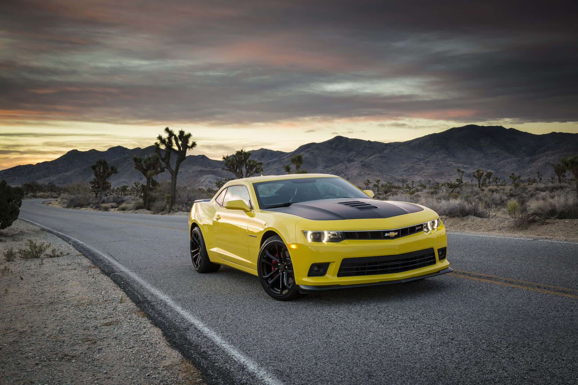 Show Off Your Style With This Sleek And Stylish Cool Camaro. Background