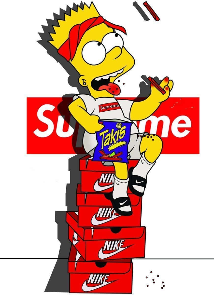Show Off Your Swagger With Supreme Drip's Stylish Streetwear Background
