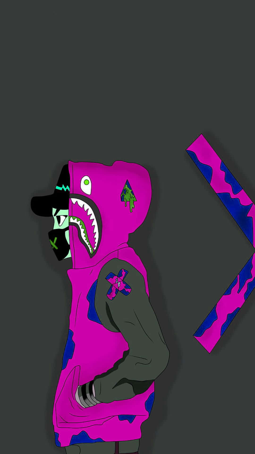 Show Off Your Trendy Style With This Bape Iphone Background