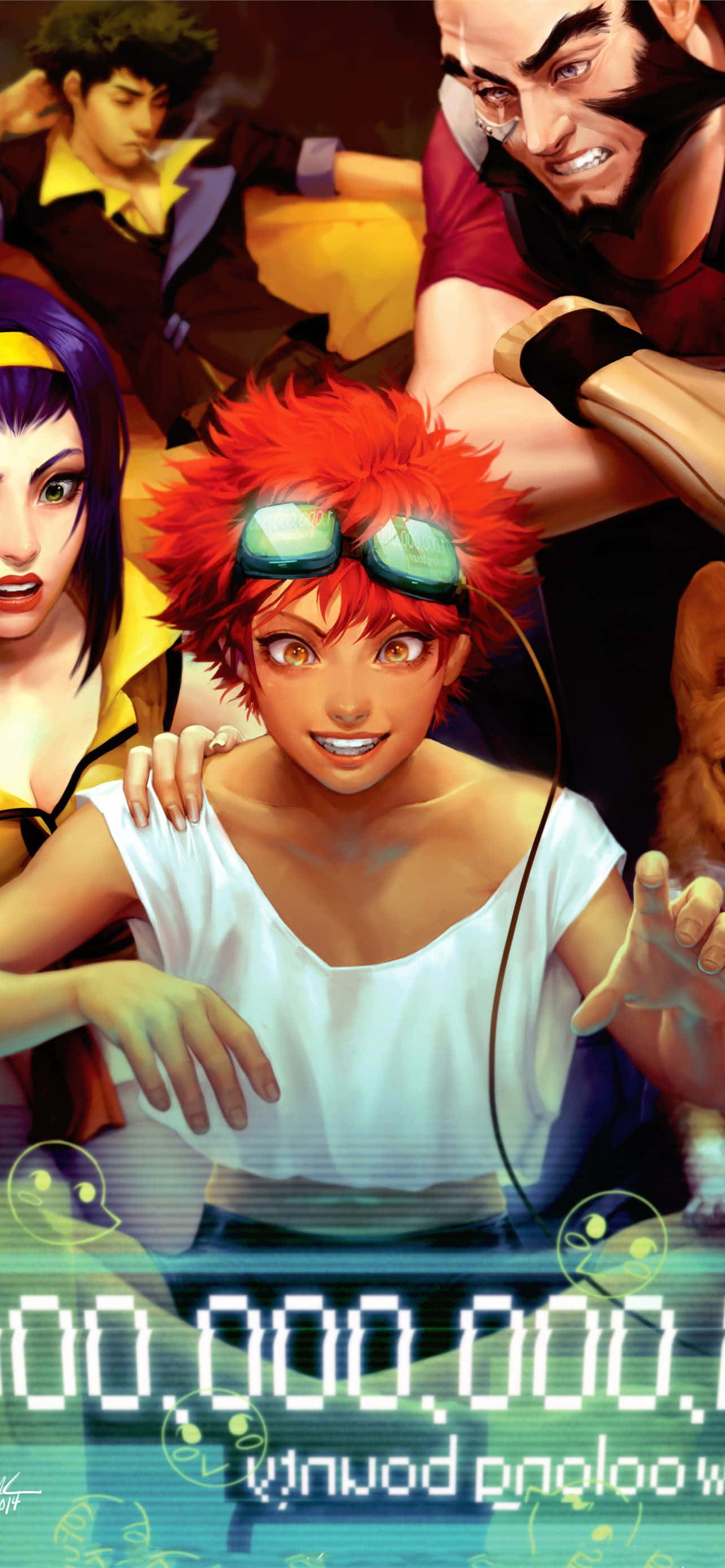 Show The World Your Love Of Cowboy Bebop With This Phone Case! Background