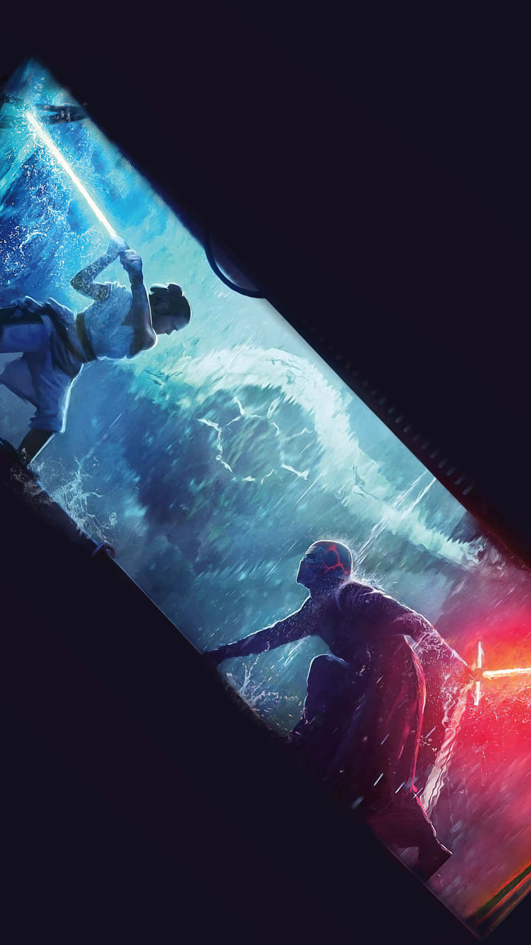 Show Your Allegiance With This Iconic Kylo Ren Iphone Wallpaper. Background