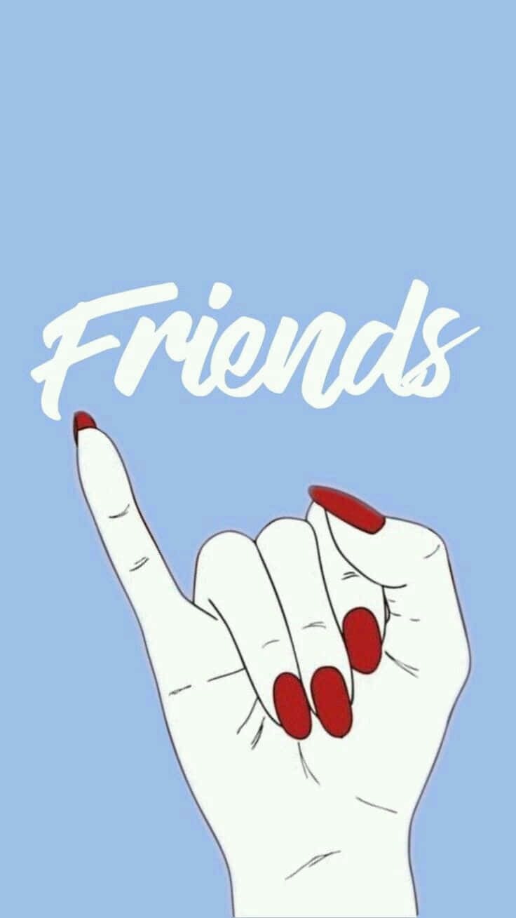 Show Your Bestie Some Love With Your Matching Bff Iphone! Background