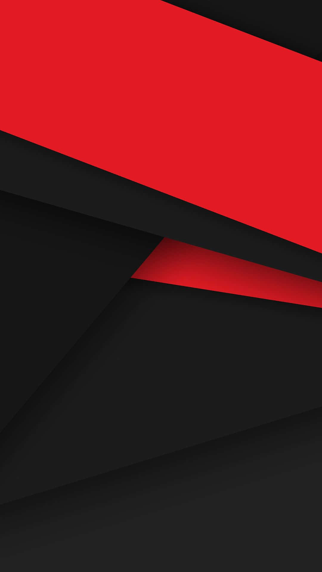 Show Your Bold Sense Of Style With This Black And Red Iphone. Background