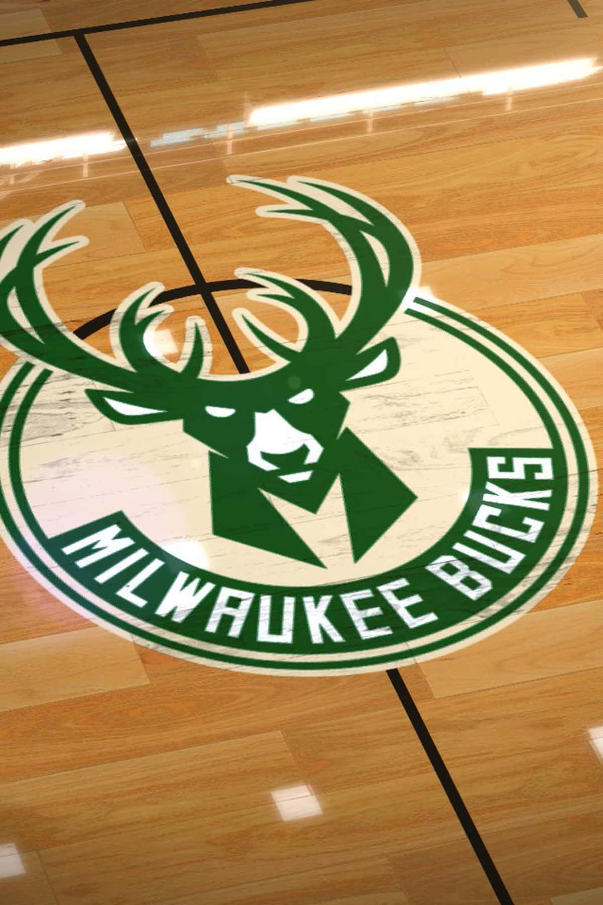 Show Your Bucks Pride With A Splash Of Green And Cream! Background