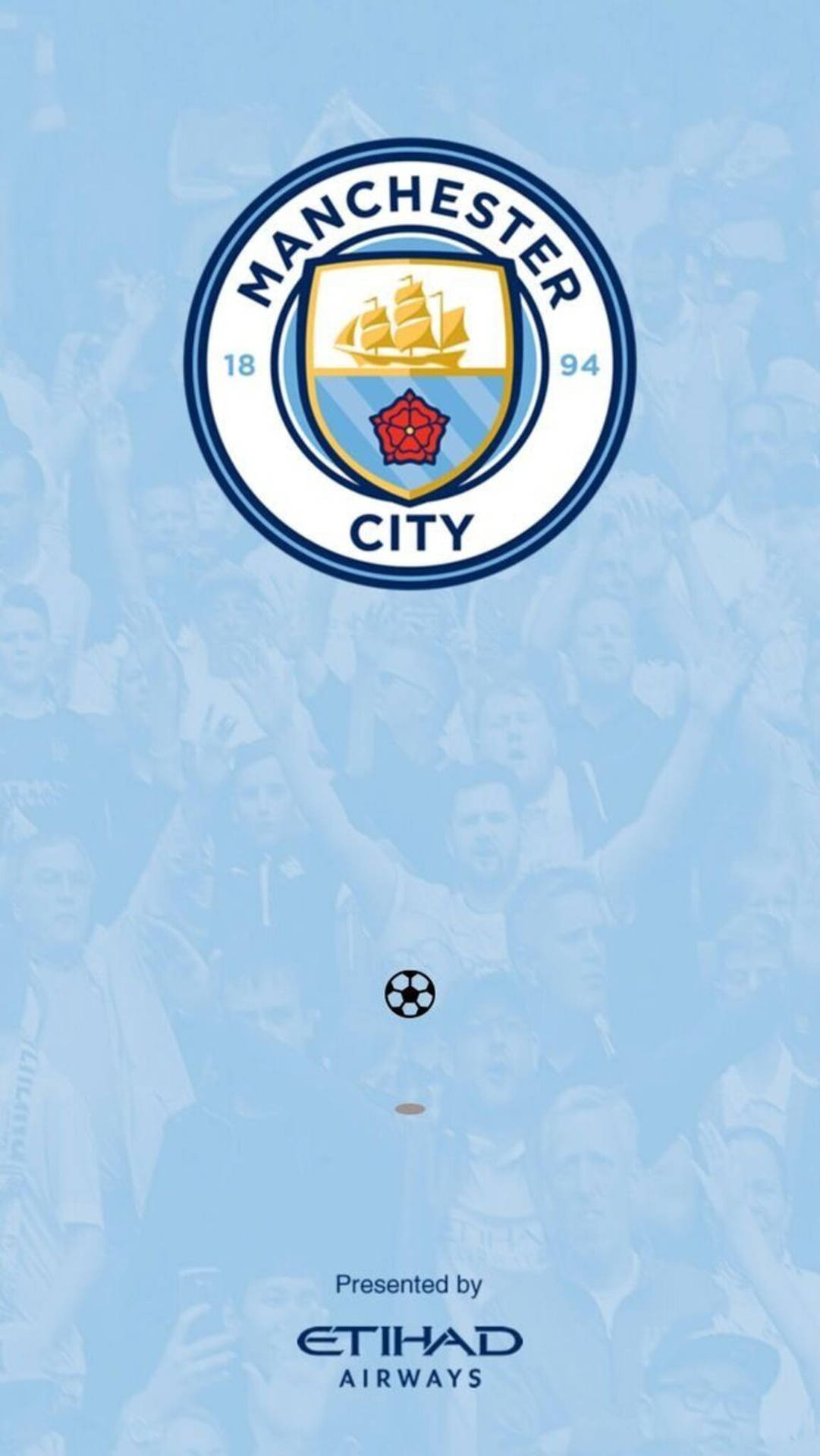 Show Your City Pride With Manchester City's Iconic Logo! Background