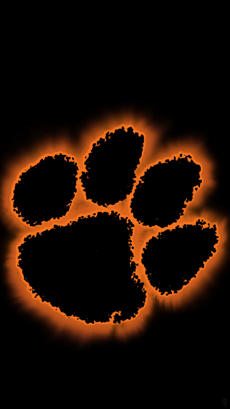 Show Your Clemson Pride With This Eye-catching Iphone Wallpaper Background
