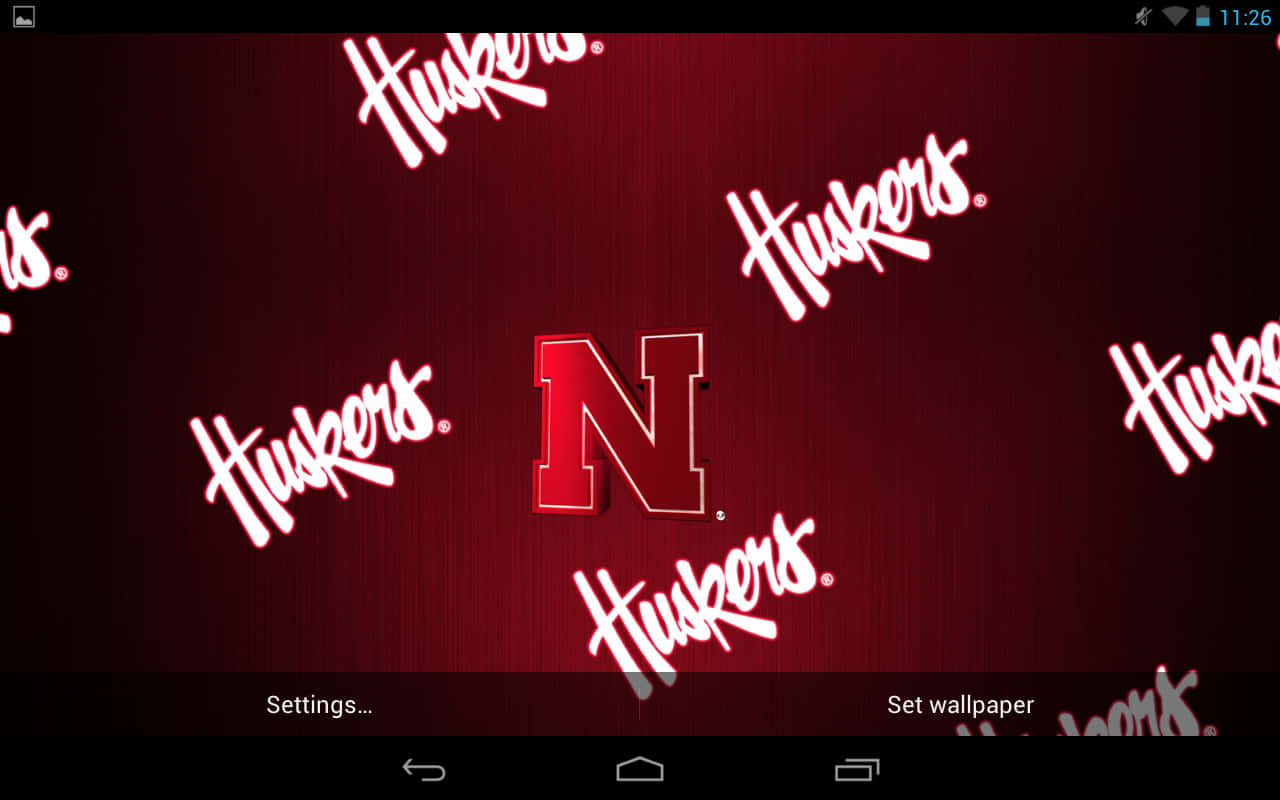 Show Your Husker Pride And Fly The Flag! Background