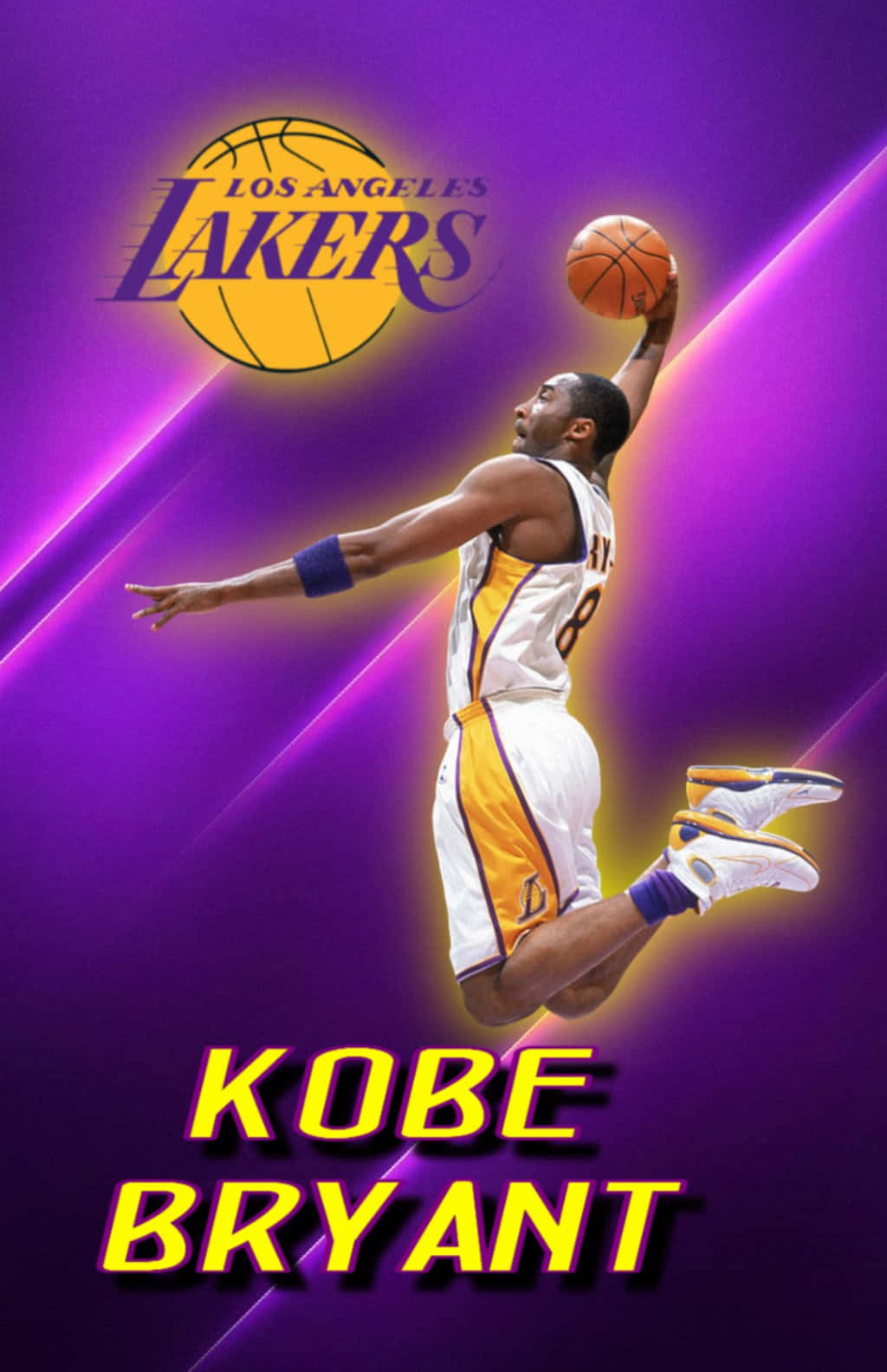 Show Your Lakers Pride With The Kobe Bryant Special Edition Phone Background