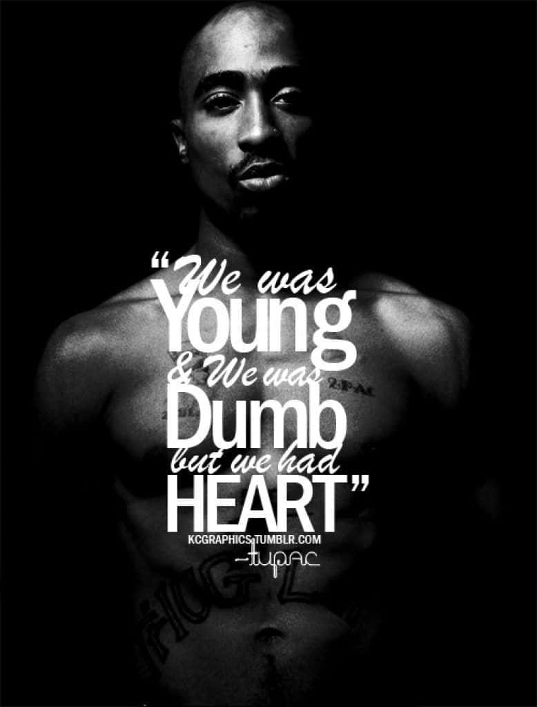 Show Your Love For Hip Hop's Most Iconic Artist - Tupac - With This Stylish Wallpaper.