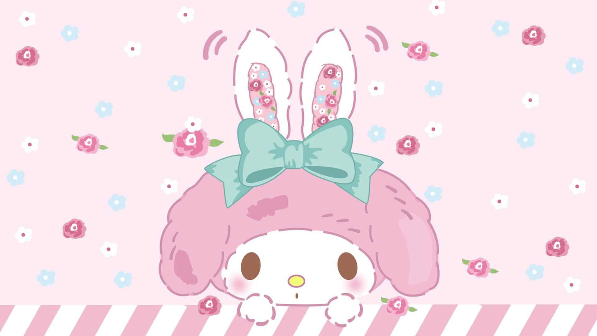 Show Your Love For My Melody With This Desktop Wallpaper Background