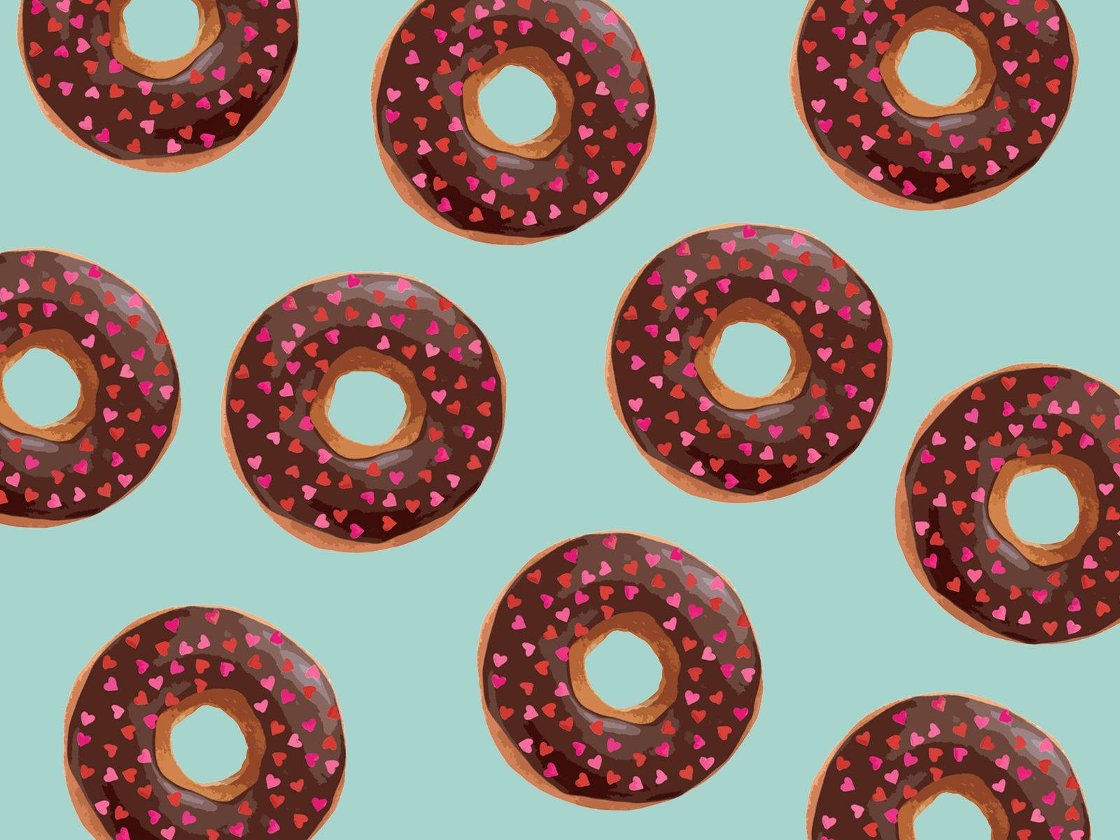 Show Your Loved Ones How Much You Care, With These February-inspired Donuts! Background