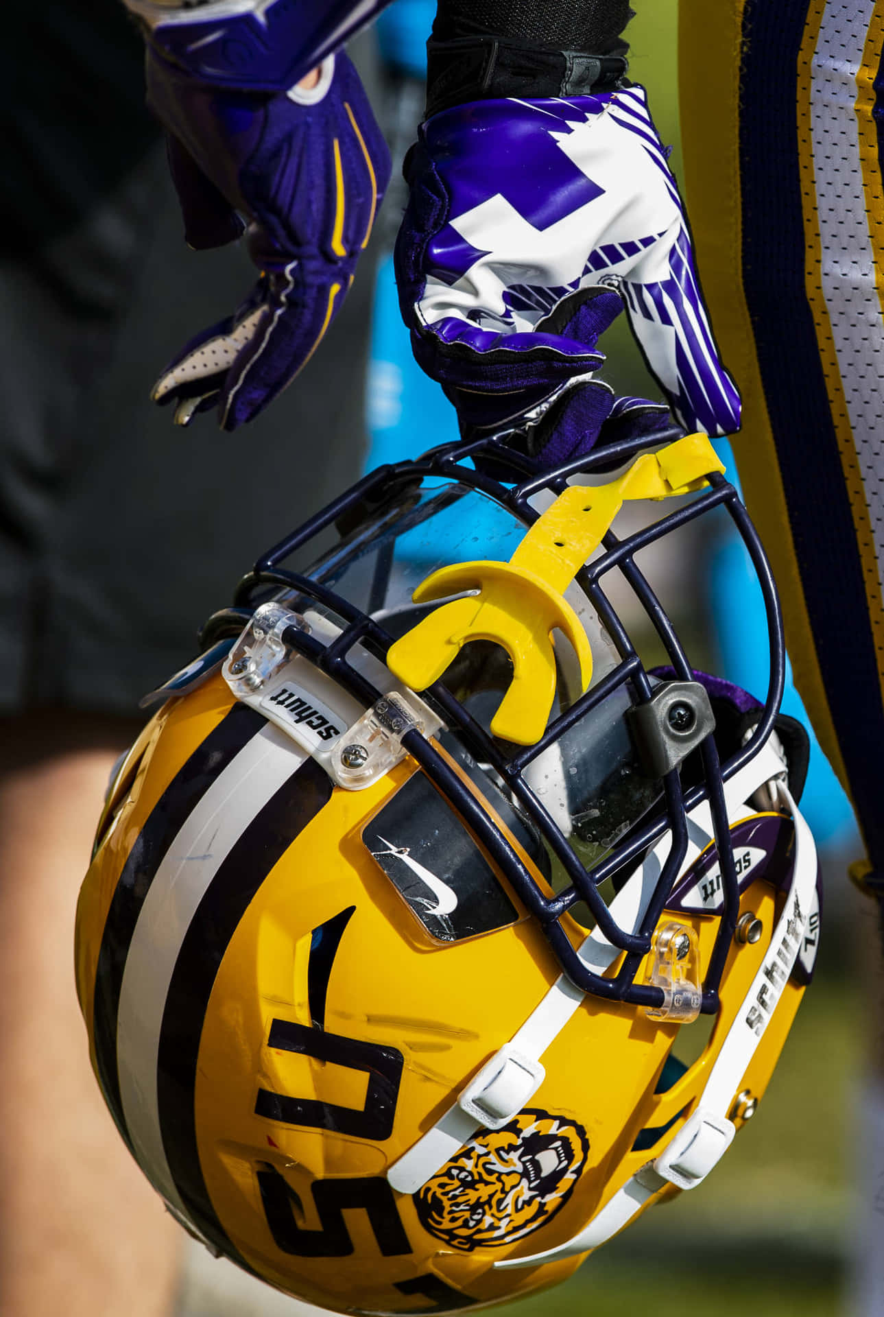 Show Your Loyalty And Support By Using An Lsu Themed Iphone Background Background