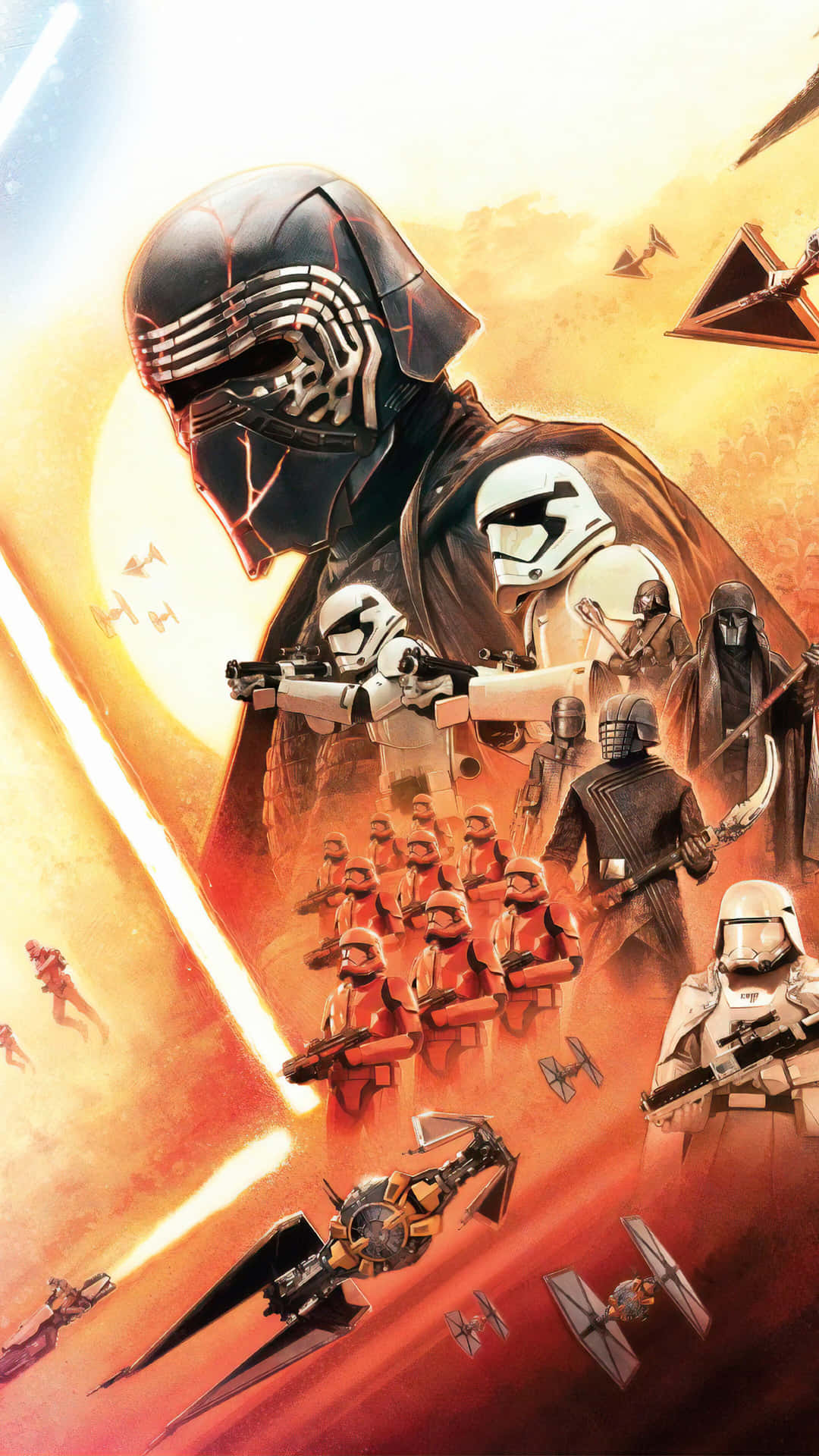 Show Your Loyalty To The First Order With This Exclusive Kylo Ren Iphone Wallpaper Background