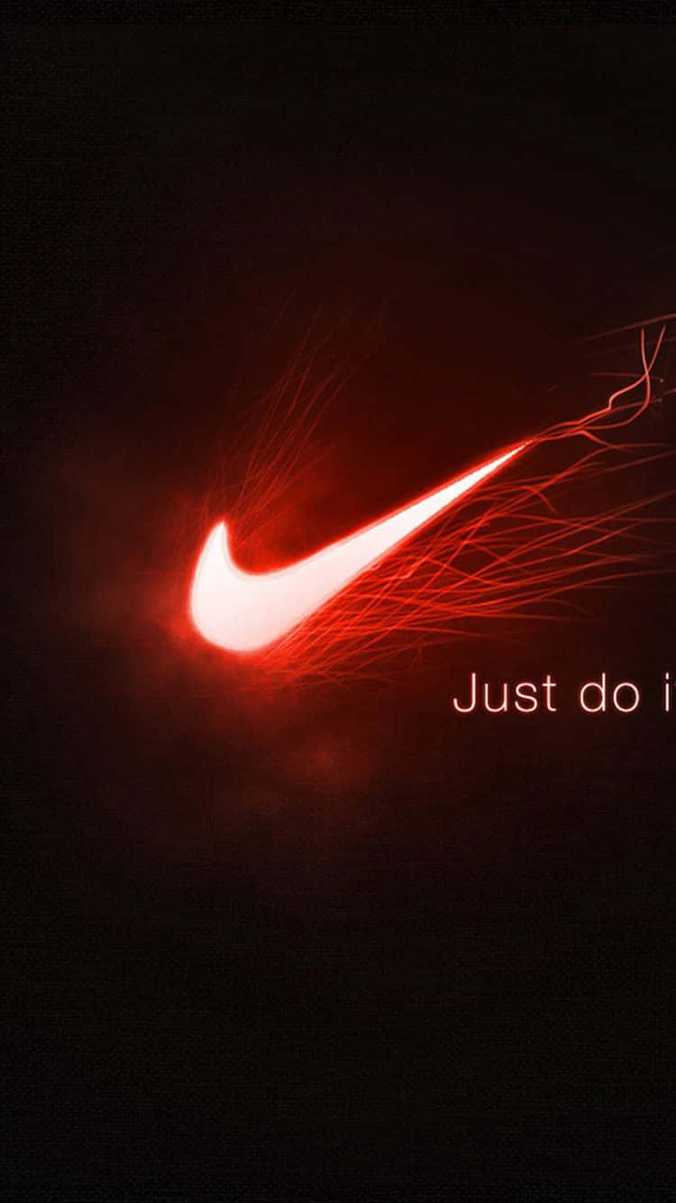 Show Your Passion With Red Nike Sneakers Background