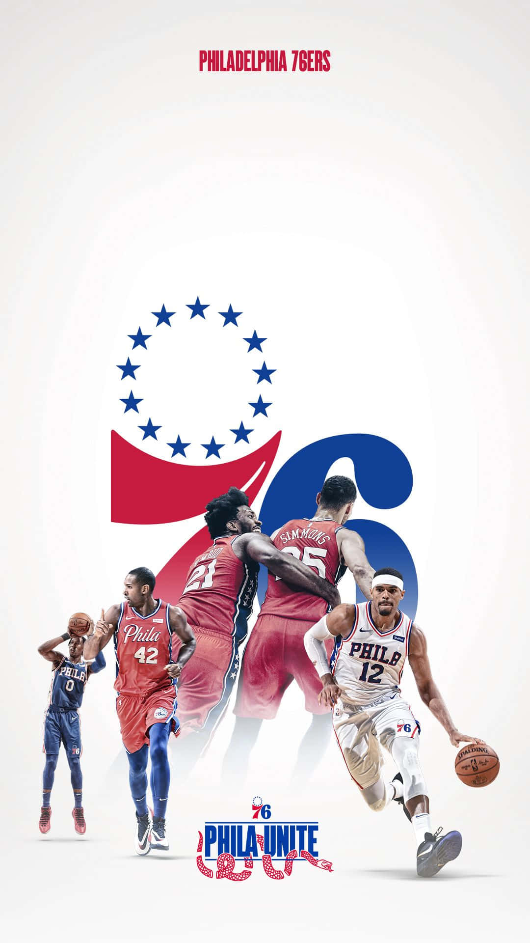 Show Your Philadelphia 76ers Pride With A Unique Custom-designed Iphone Background