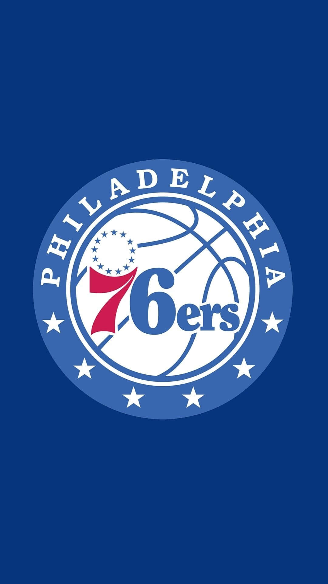 Show Your Philadelphia 76ers Pride With This Iphone Wallpaper Background