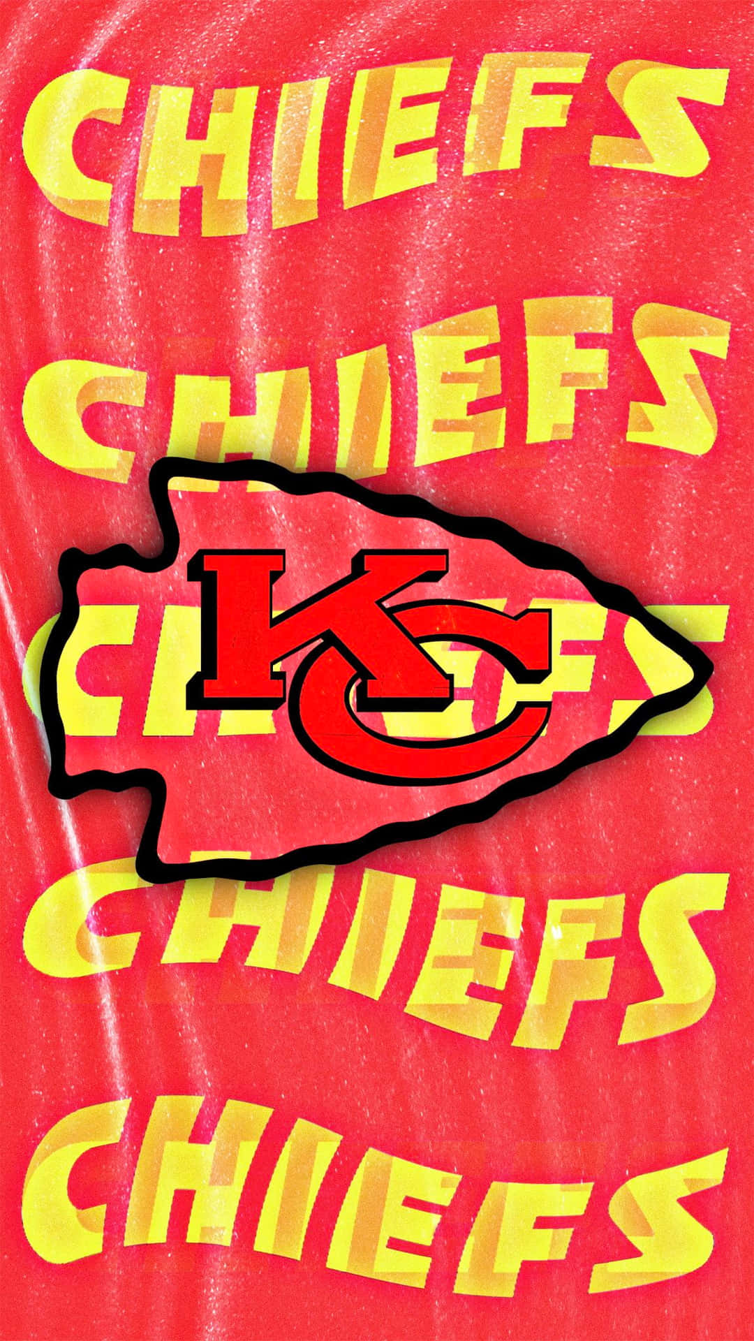 Show Your Pride For The Kansas City Chiefs With This Sleek Iphone Wallpaper. Background