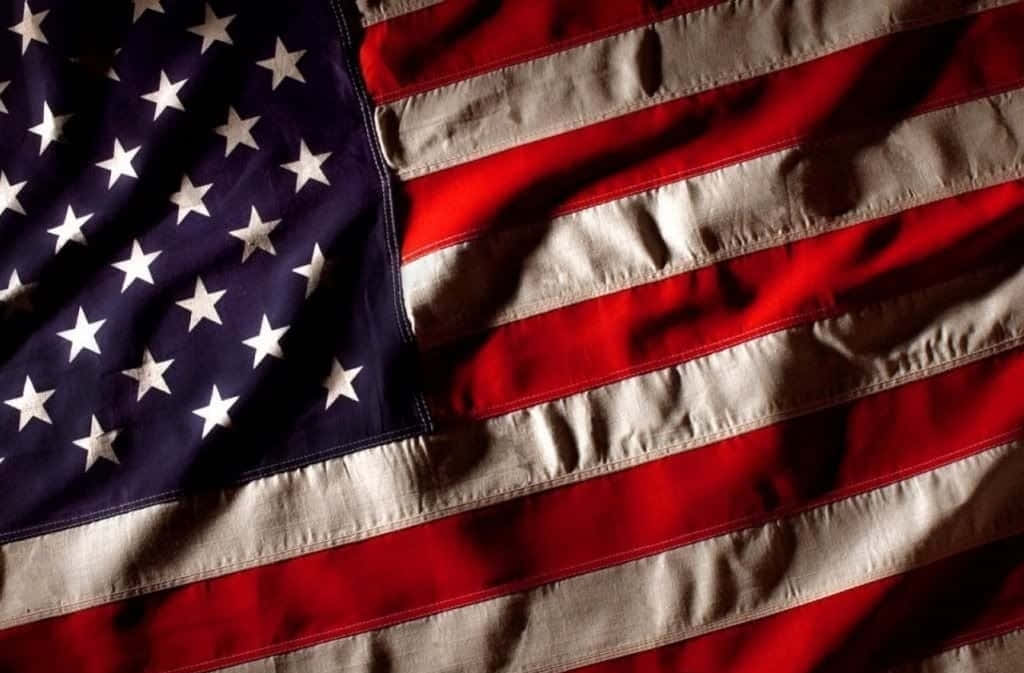 Show Your Pride In The Military With A Patriotic Salute Background