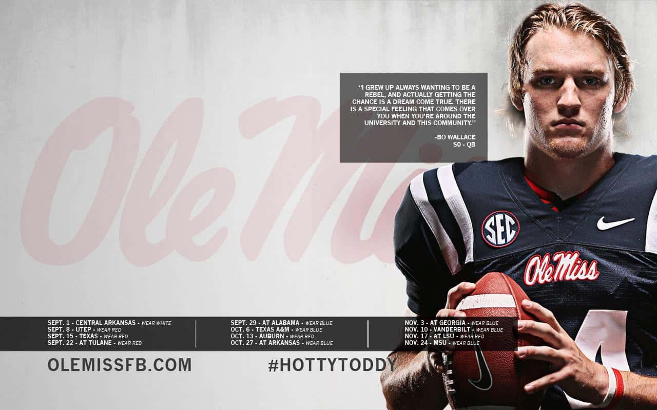 Show Your School Spirit With The Ole Miss Mascot Fight Song! Background